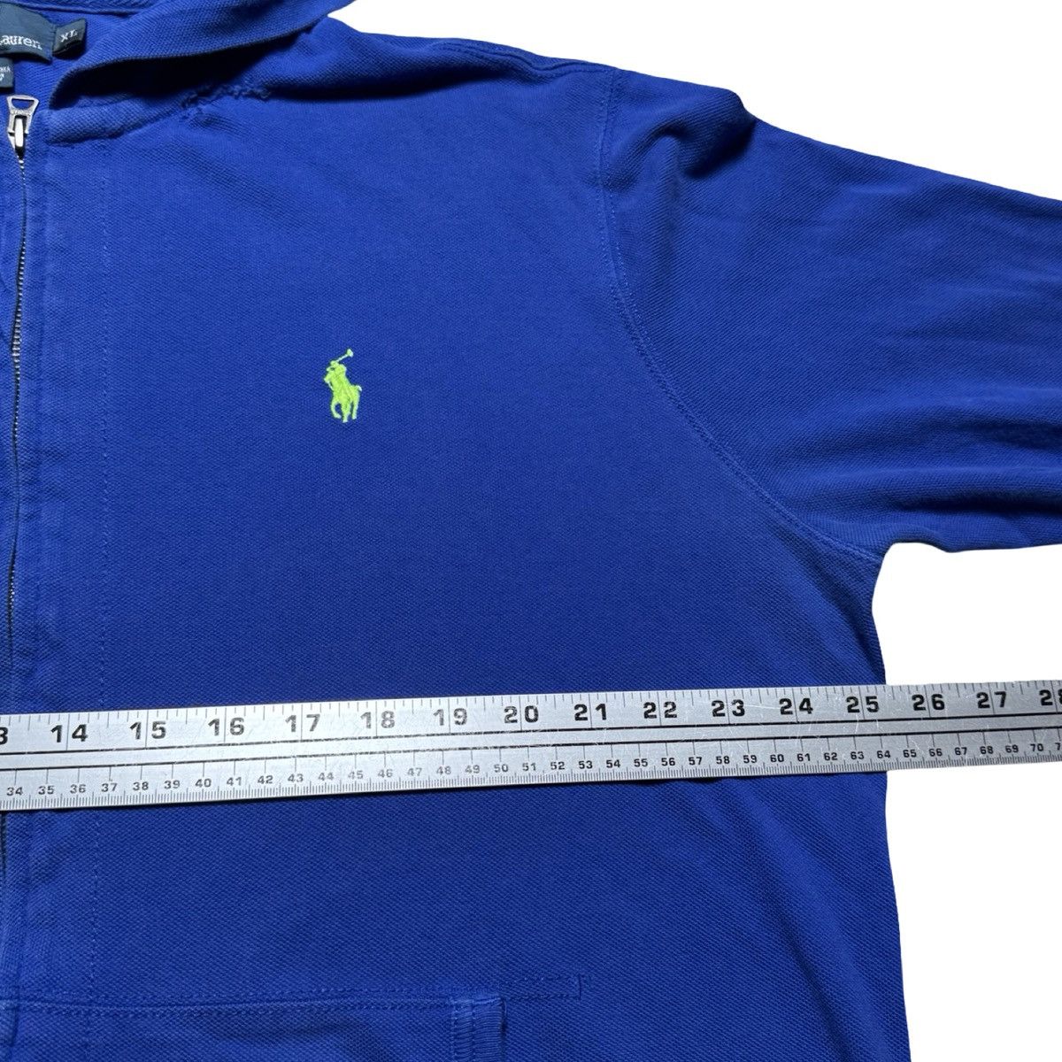 Polo Ralph Lauren Vtg Polo Ralph Lauren Mens XL Blue Full Zip Hoodie Jacket Size US XL / EU 56 / 4 - 5 Thumbnail