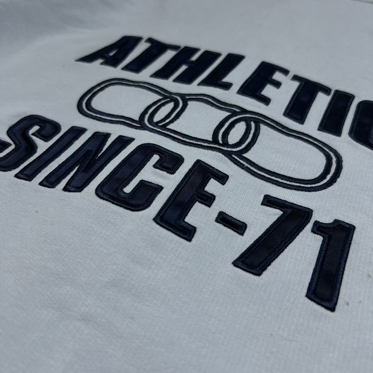 Nike 90s Nike Athletic Vintage Big Logo Oversized Zip Hoodie Size US XL / EU 56 / 4 - 11 Thumbnail