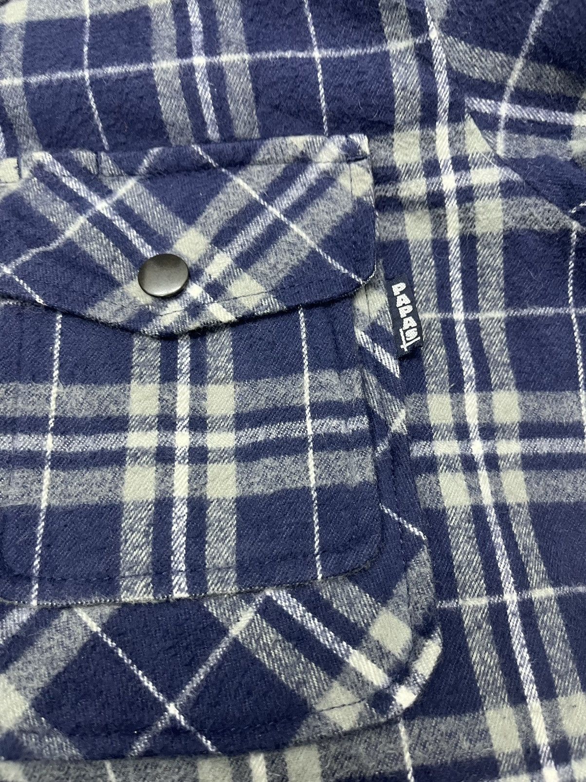 Japanese Brand × Vintage STEALS🔥PAPAS+ FLANNEL JACKET BUTTON Size US M / EU 48-50 / 2 - 8 Thumbnail