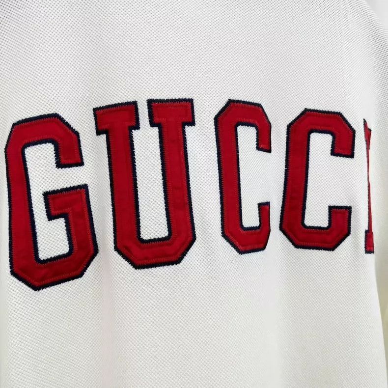 Gucci Gucci Embroidered Logo Polo Short Sleeve Shirt-2506 Size US XS / EU 42 / 0 - 4 Thumbnail