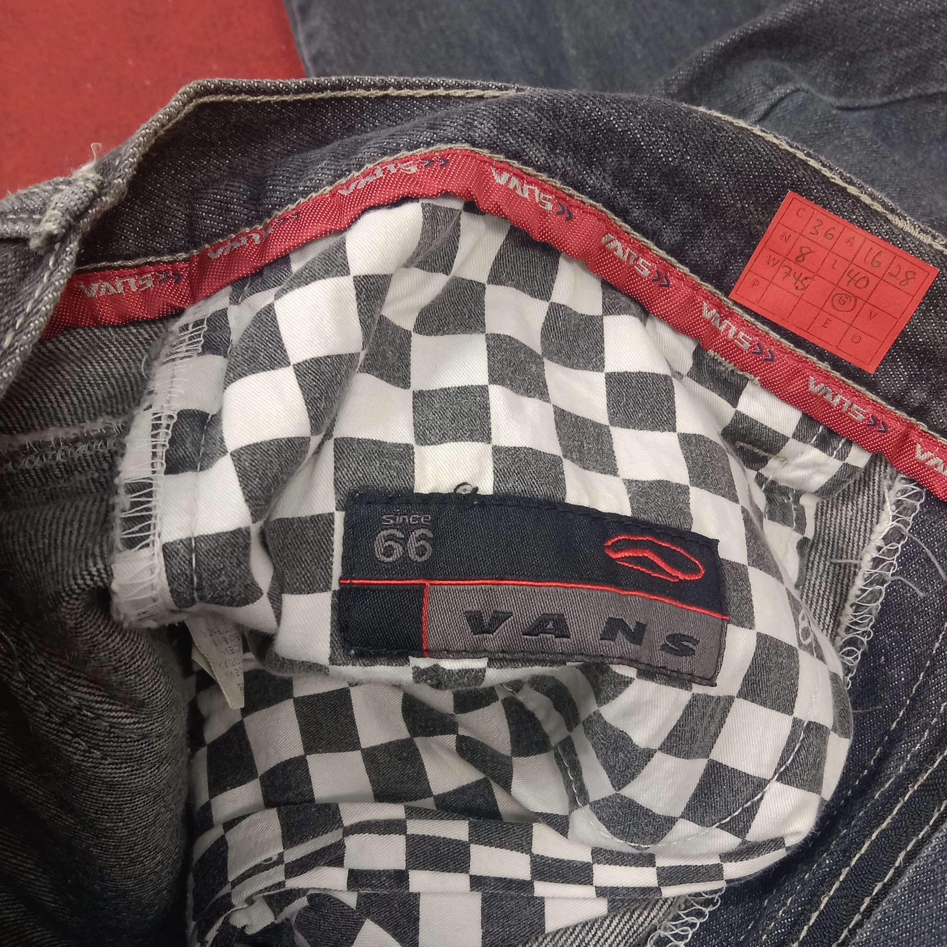 Vans Vans Skater Style Streetwear Hip Hop Nice Design Pants Size US 31 - 15 Thumbnail