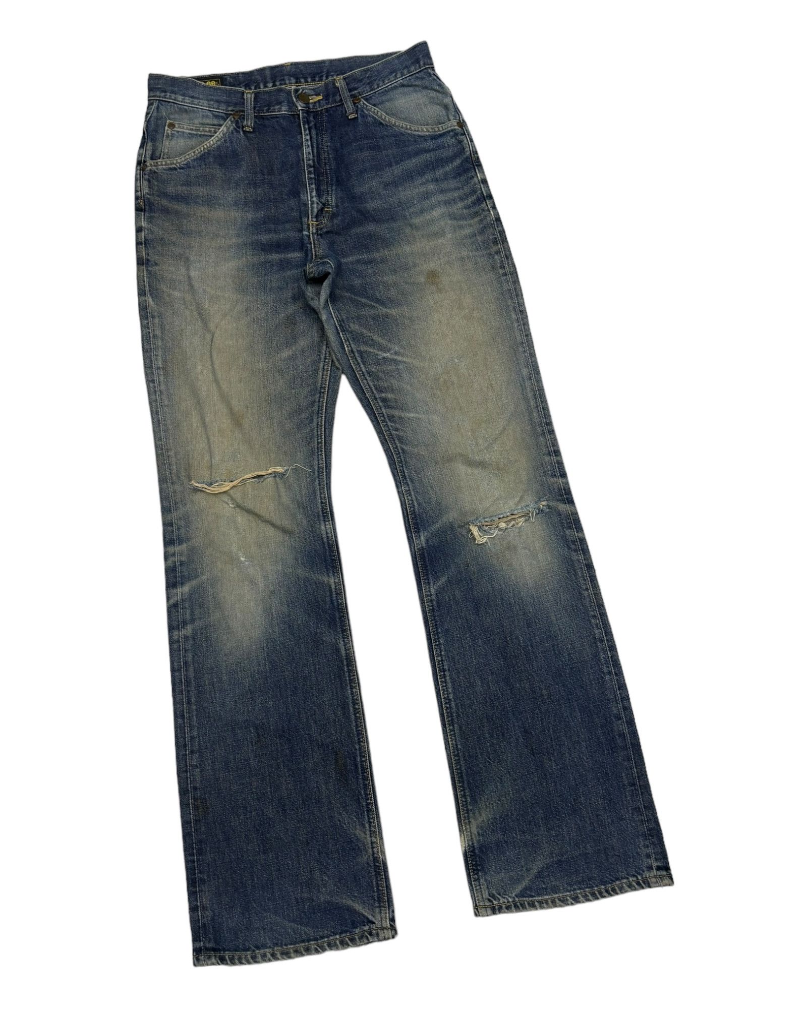 Hysteric Glamour FLARE‼️80s VINTAGE LEE RIDERS DISTRESS DENIM FLARE JEANS Size US 31 - 3 Thumbnail