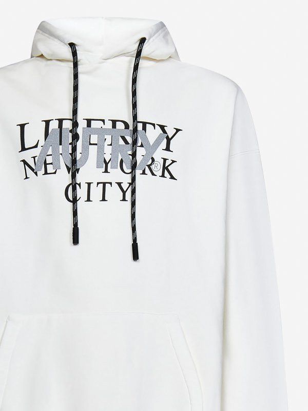 AUTRY o1y0526 Hoodie in White Size US L / EU 52-54 / 3 - 2 Thumbnail