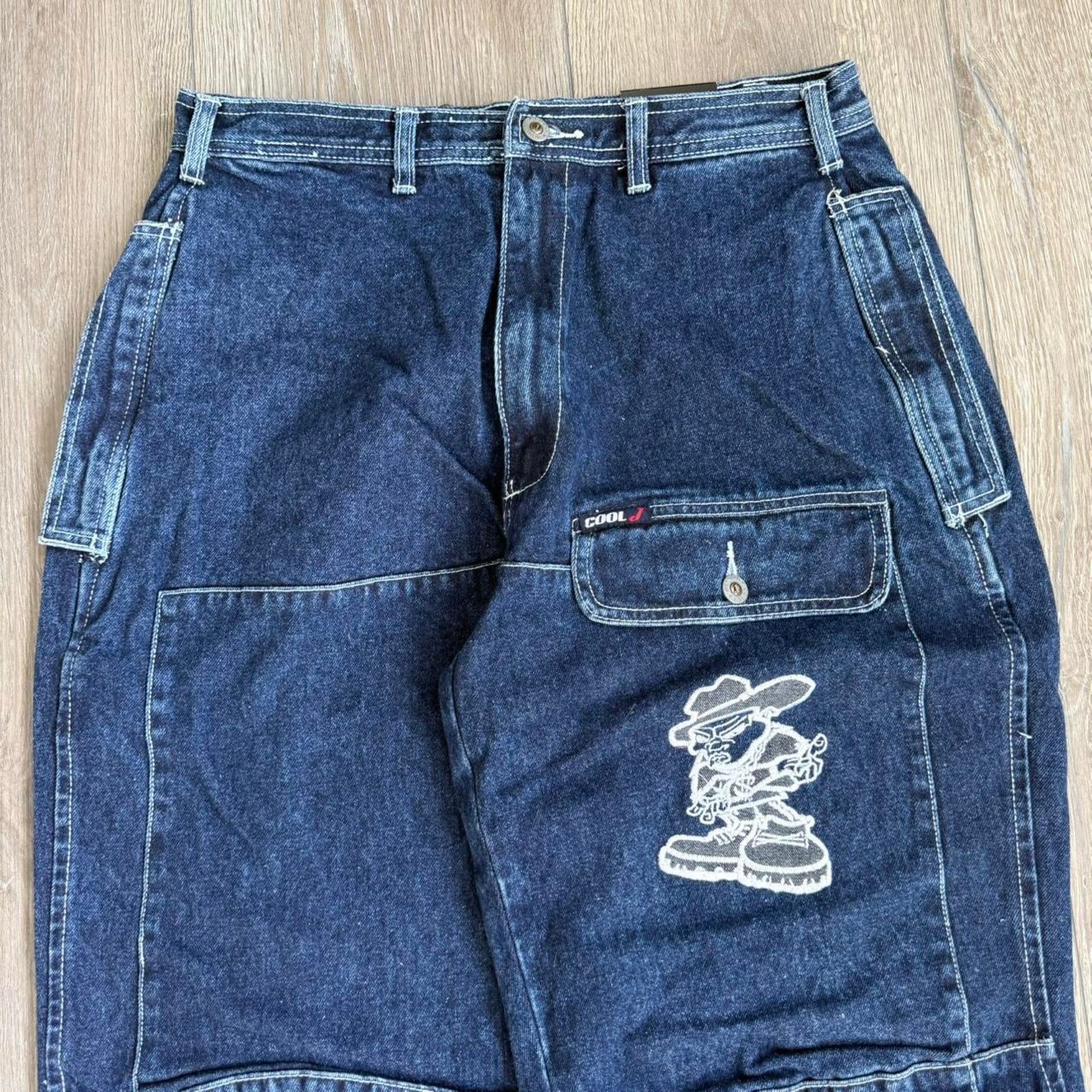 Other Vintage y2k ll cool j brand baggy denim jeans Size US 34 / EU 50 - 2 Thumbnail