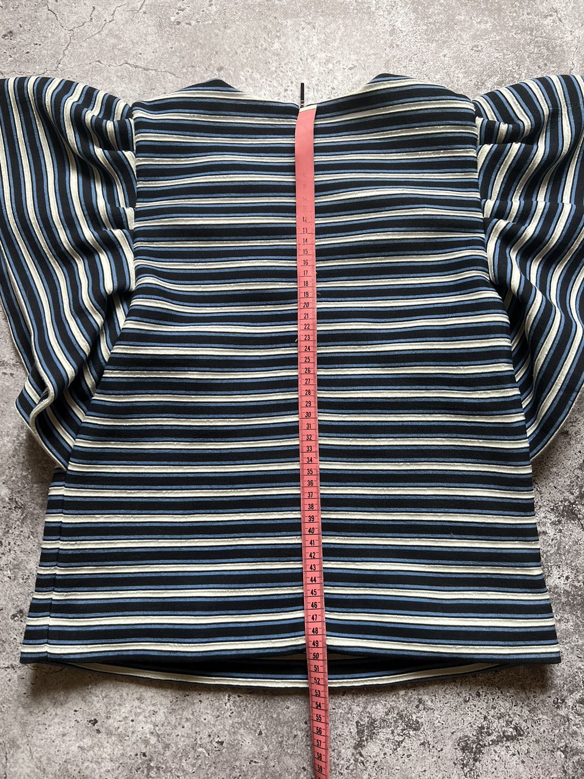 MSGM MSGM Milano Striped Ruffle Short Sleeve Top Size M / US 6-8 / IT 42-44 - 22 Thumbnail