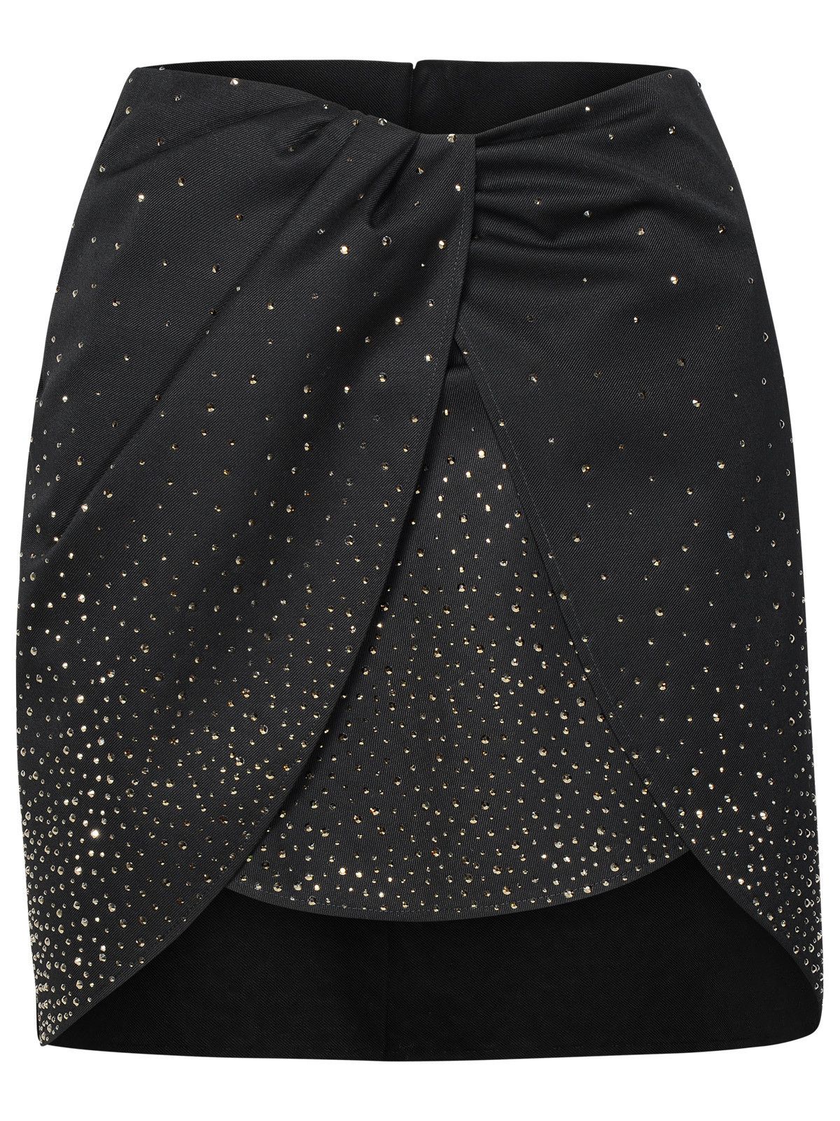 image of Off White Off-White Black Virgin Wool Skirt, Women's (Size 26)