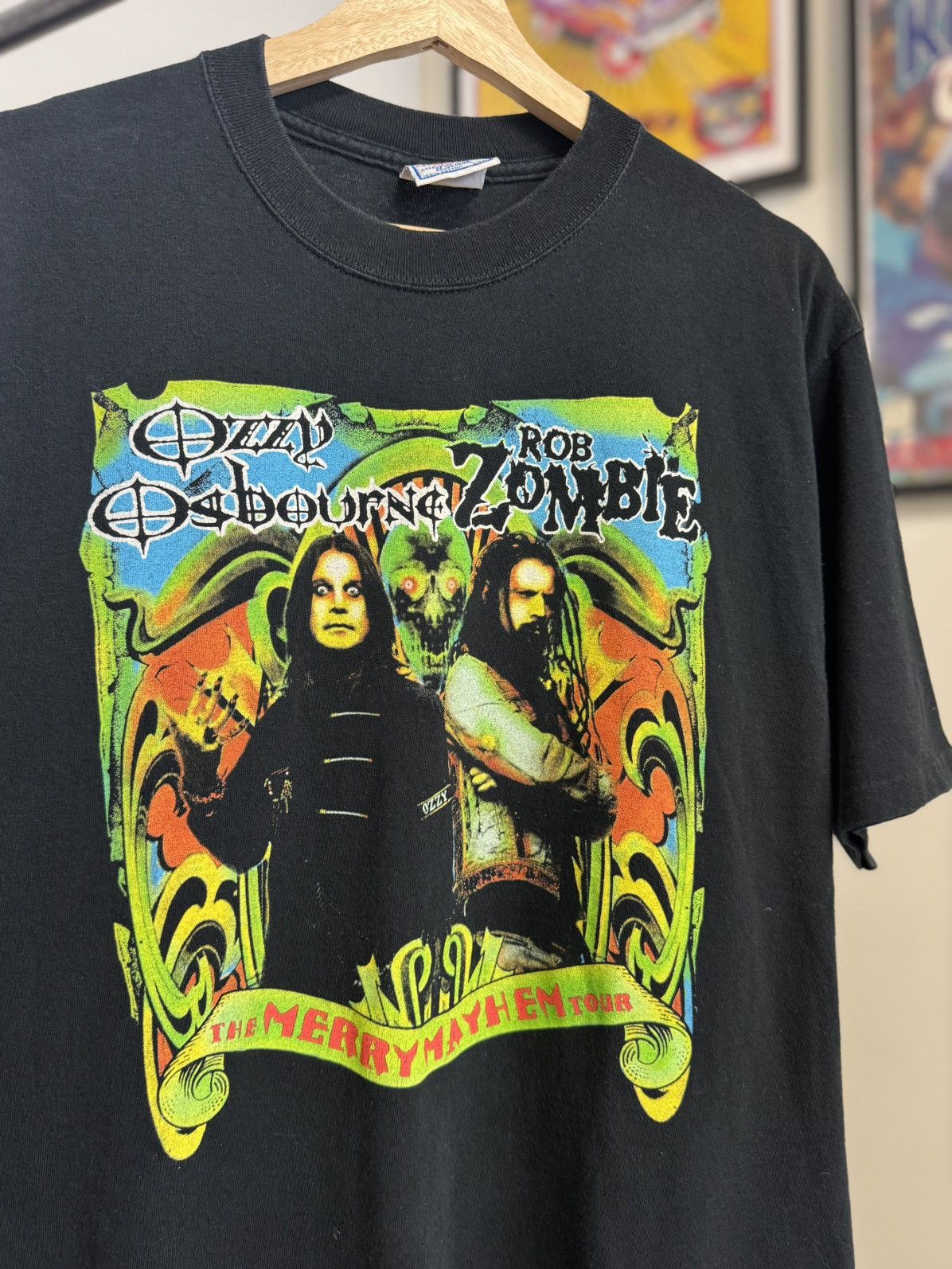 Band Tees Vintage 2001 Ozzy Osbourne & Rob Zombie “Merry Mayhem Tour” Size US L / EU 52-54 / 3 - 3 Thumbnail