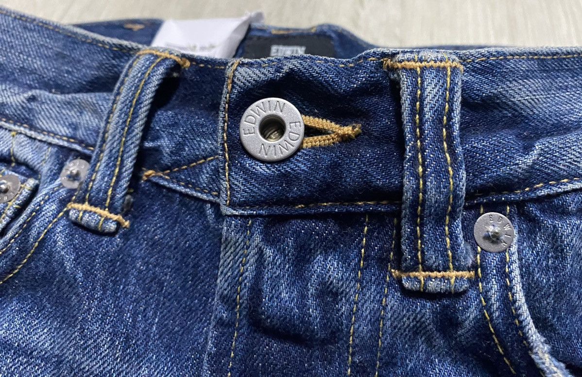 Edwin Edwin ED-80 Rainbow Selvedge Washed Patchwork Torn Denim Size US 28 / EU 44 - 11 Thumbnail