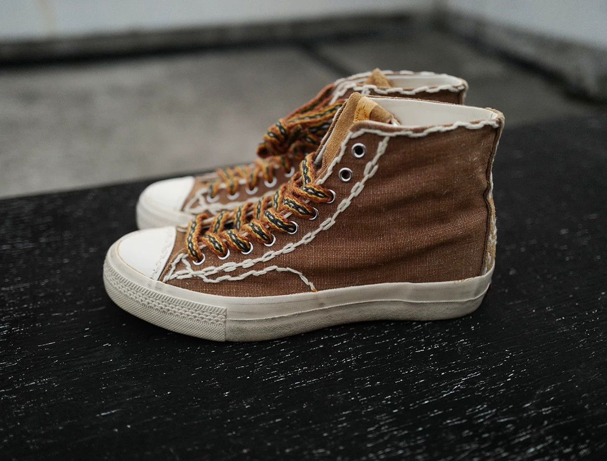 Visvim visvim skagway sashiko canvas shoes Size US 9 / EU 42 - 1 Thumbnail