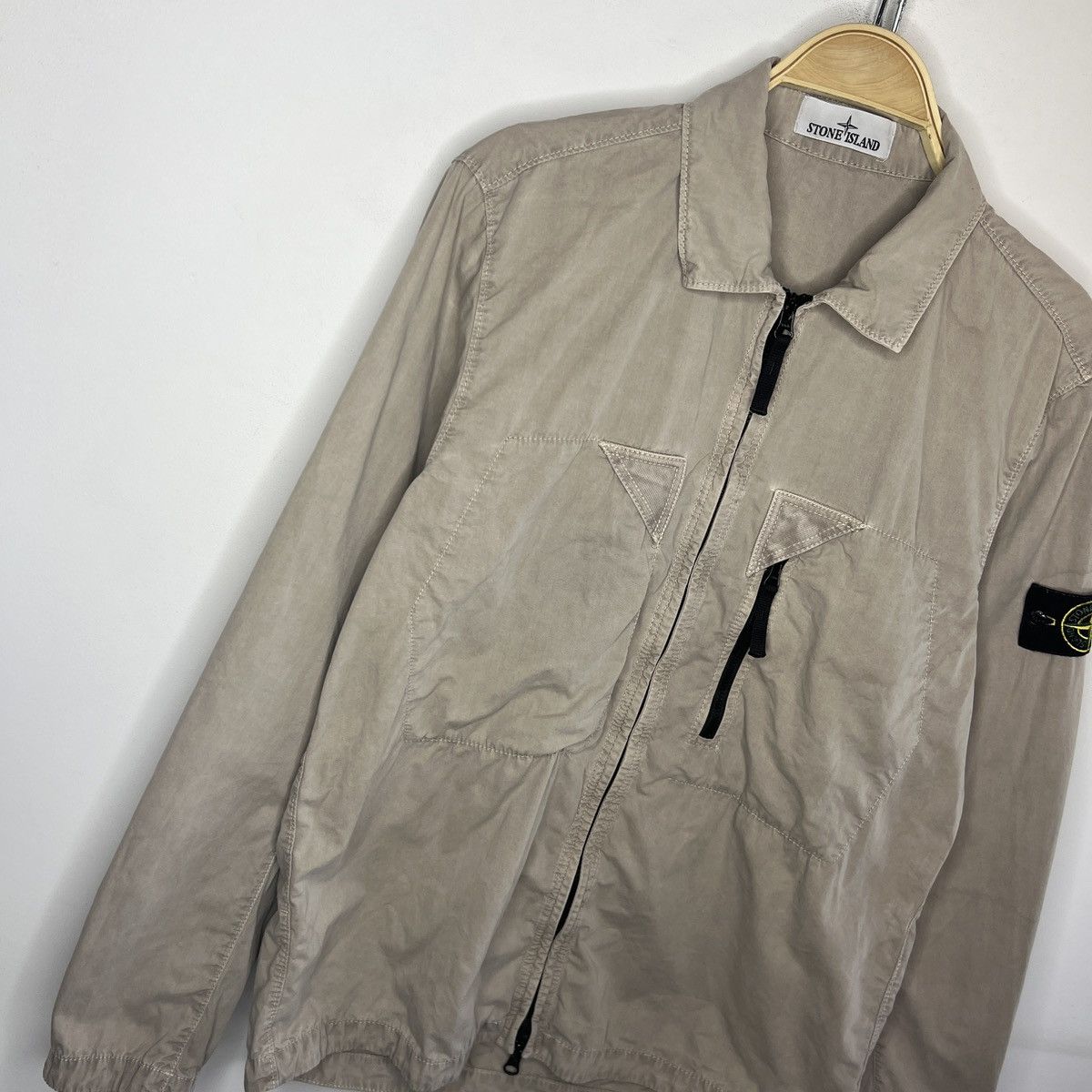 Stone Island Stone Island Jacket Overshirt Beige Brown Gorpcore Classic Size US M / EU 48-50 / 2 - 3 Thumbnail
