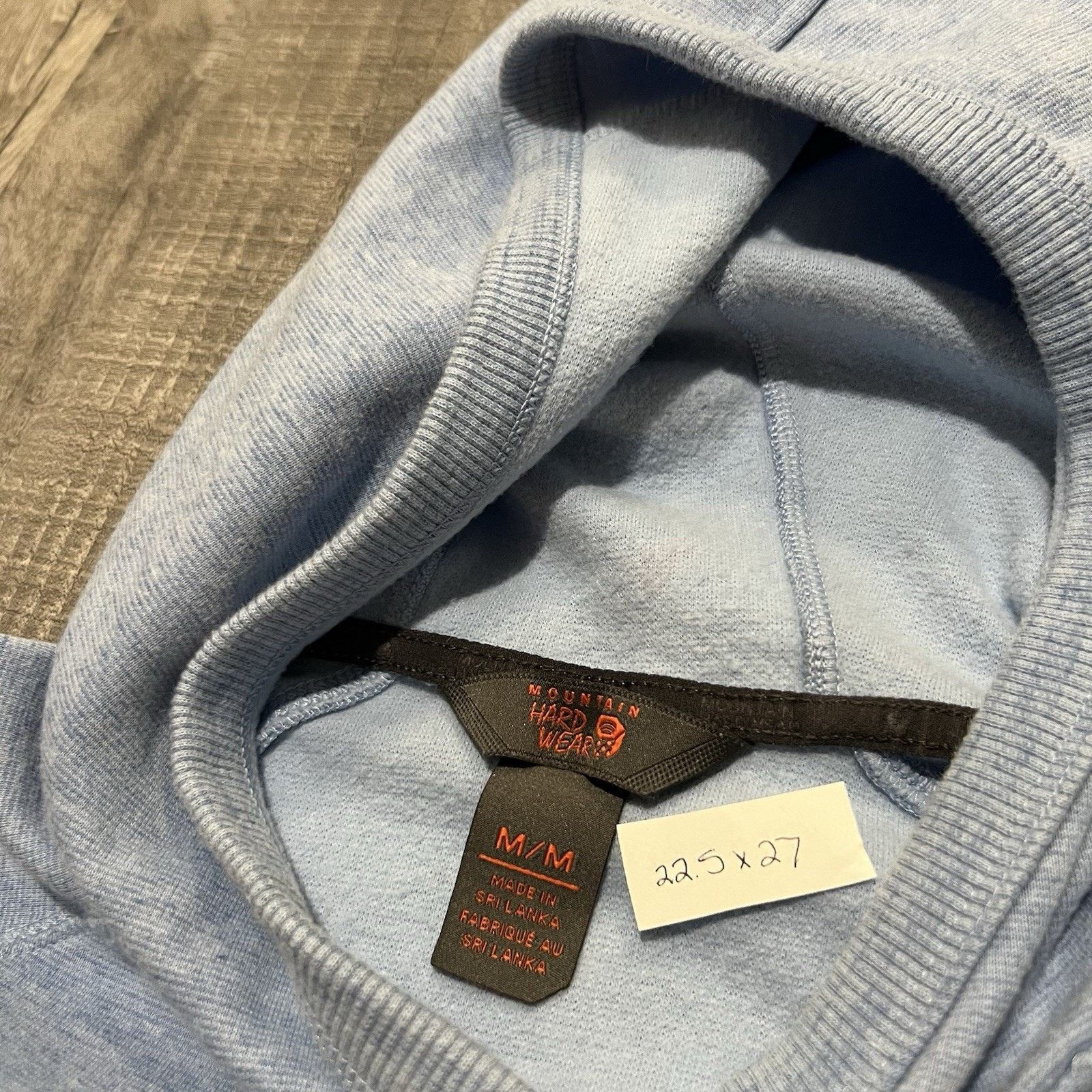 Mountain Hardwear Mountain Hardwear Firetower Long Sleeve Baby Blue Hoodie Size US M / EU 48-50 / 2 - 5 Thumbnail