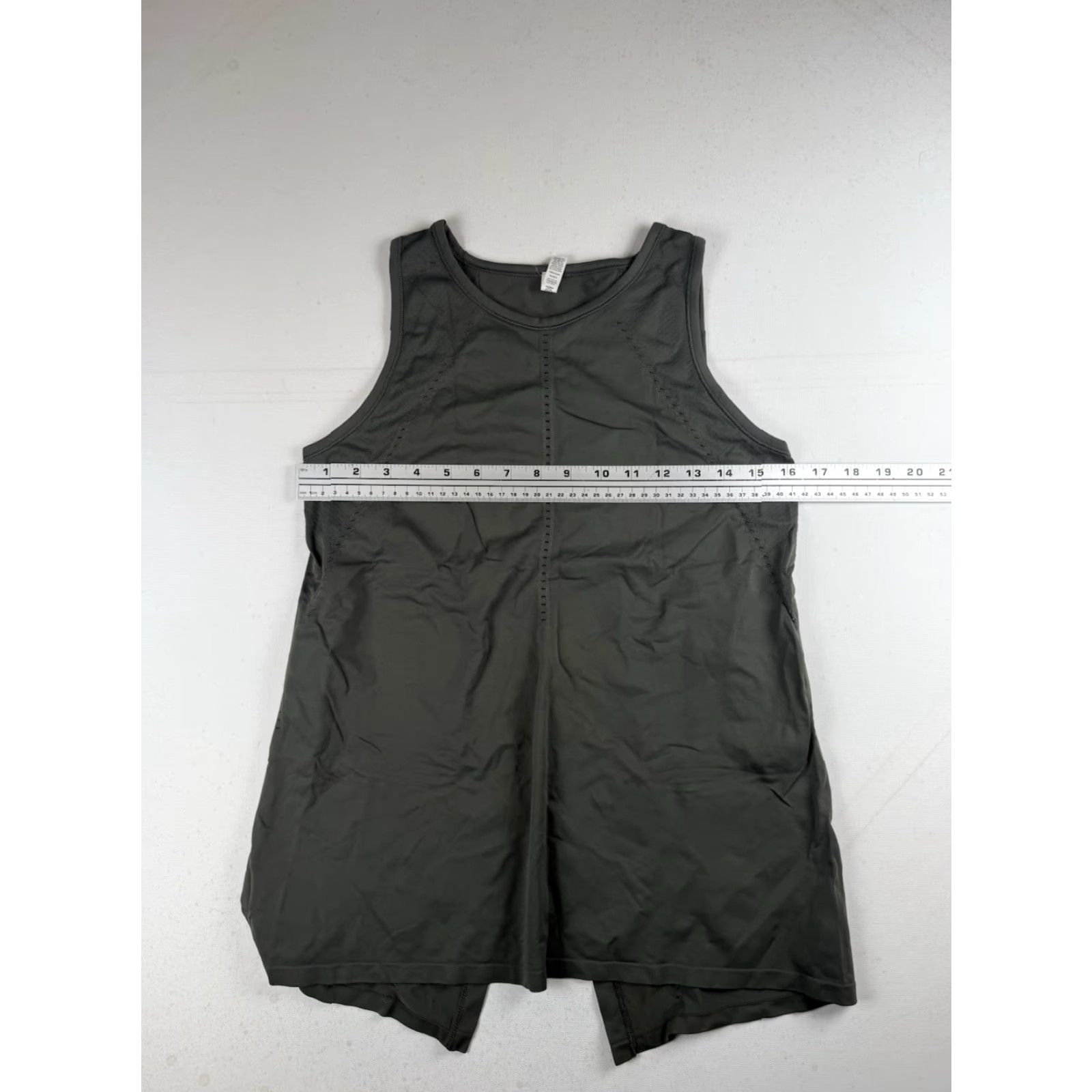 Athleta Athleta Tank Women's Foothills Split Back Stretch Seamless Size S Green Size S / US 4 / IT 40 - 3 Thumbnail