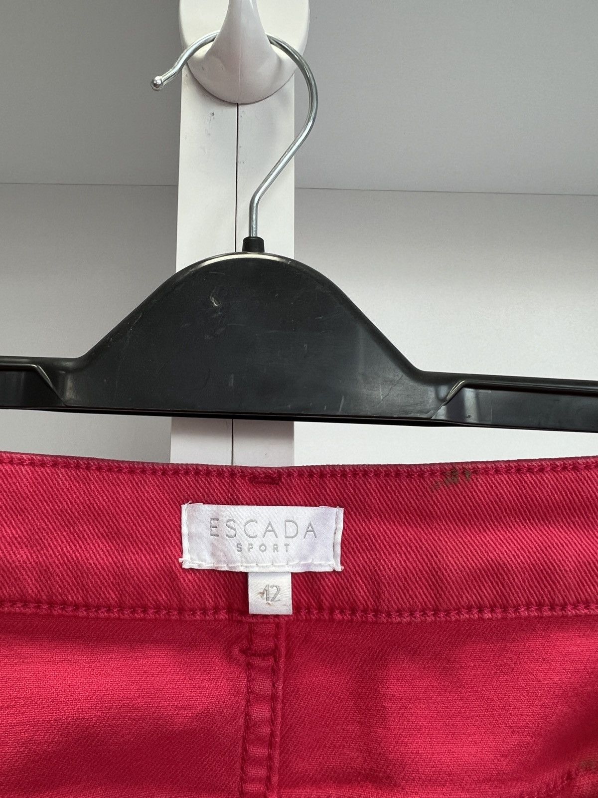 Designer × Escada × Vintage Vintage Escada Sport Women’s Pink Jeans Logo Y2K Size 28" / US 6 / IT 42 - 12 Thumbnail