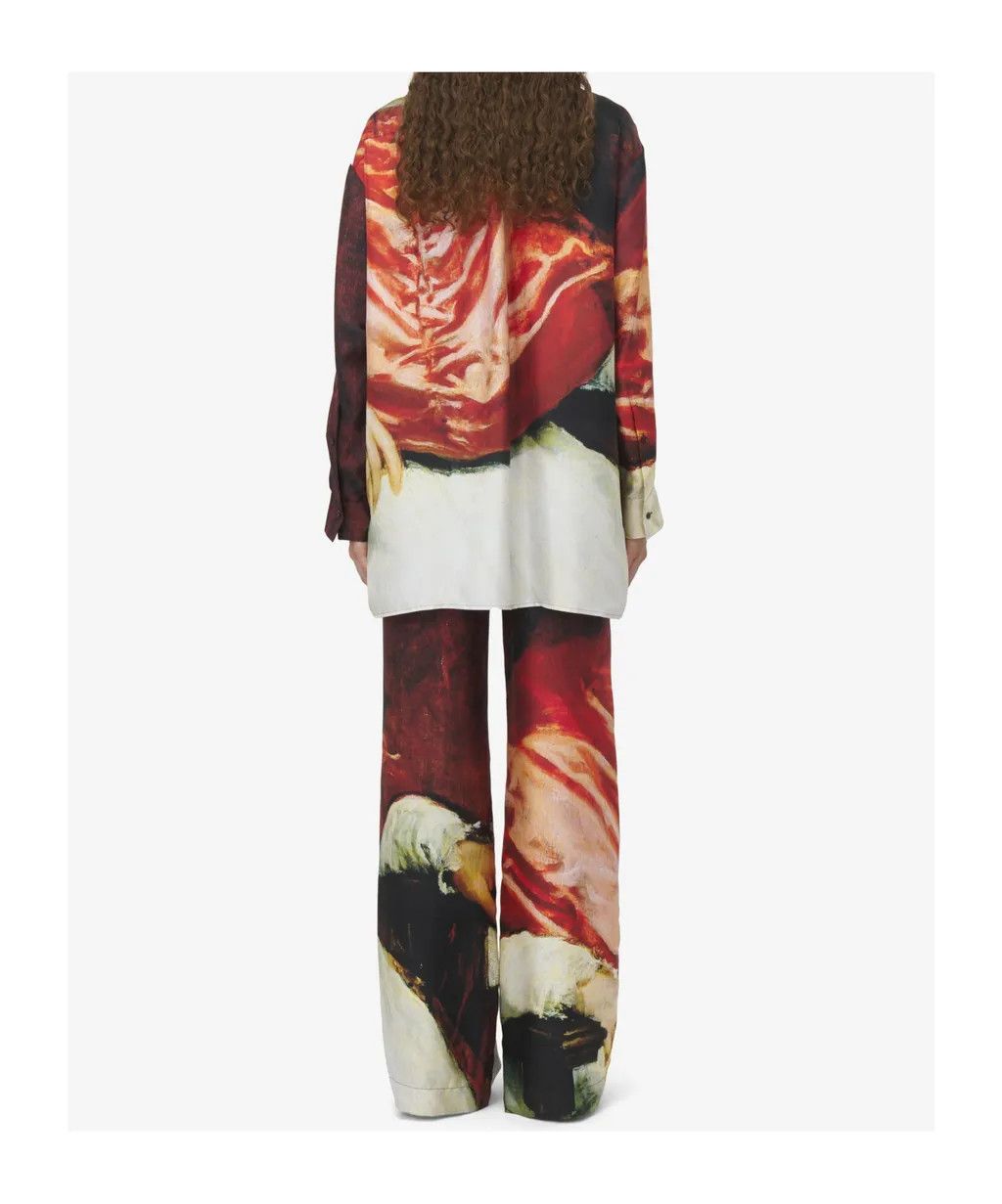 Alexander McQueen o1srvl11e0226 Silk Twill Shirt In Multicolor Size M / US 6-8 / IT 42-44 - 6 Thumbnail