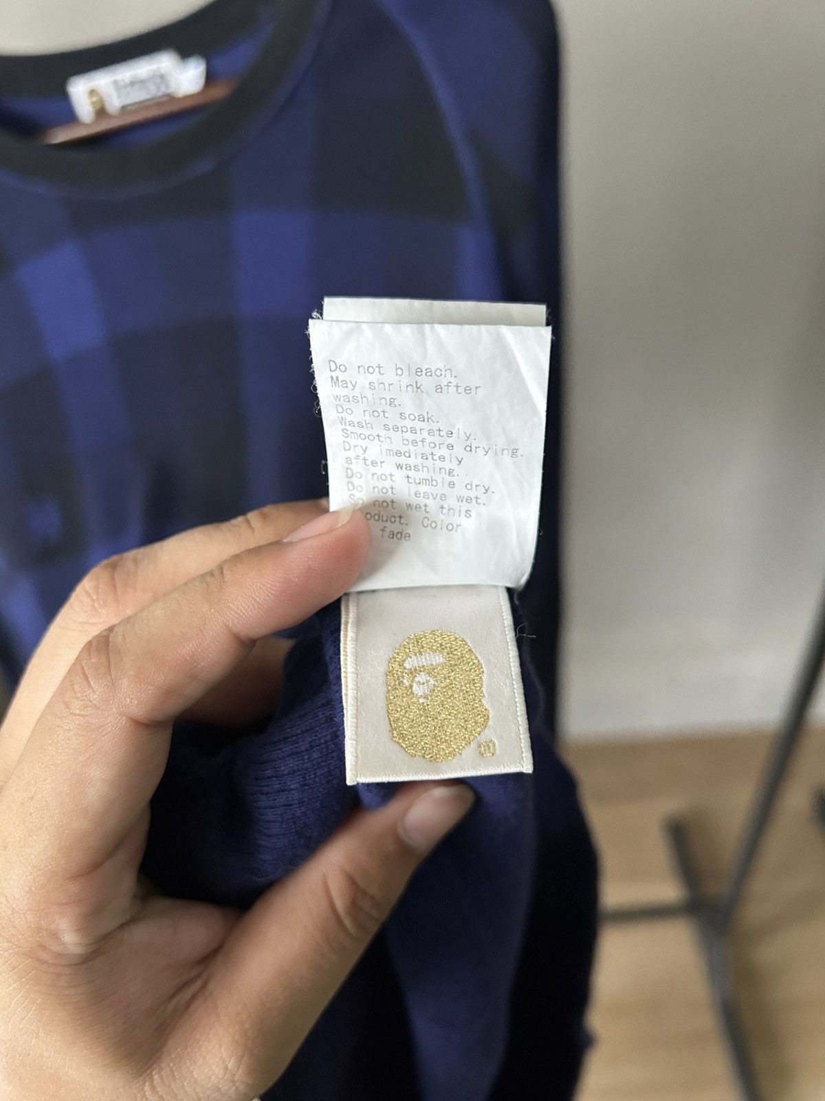 Bape Bape Japan Monogram Long Sleeve Size US XL / EU 56 / 4 - 9 Thumbnail