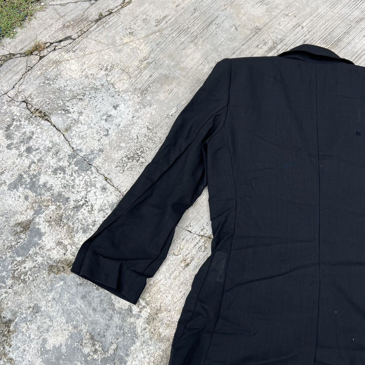 Yves Saint Laurent “YVES SAINT LAURENT” VINTAGE BLACK BLAZER Size S / US 4 / IT 40 - 9 Thumbnail
