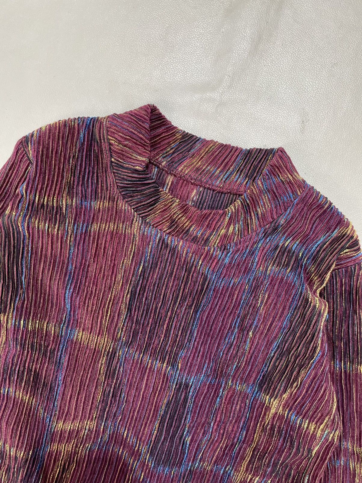 Issey Miyake Undefined Color Mix Pleated Shirt issey style Size M / US 6-8 / IT 42-44 - 3 Thumbnail