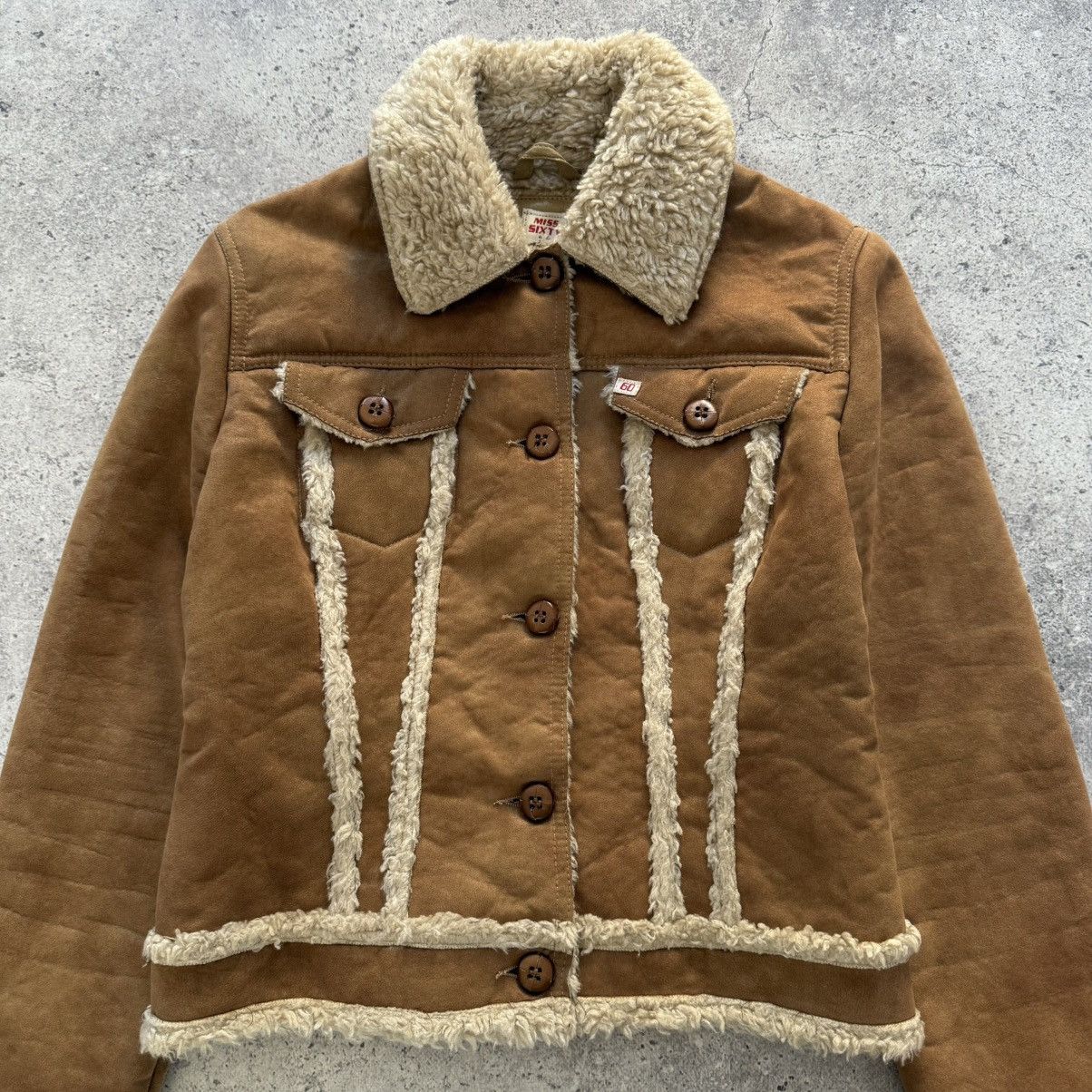 Miss Sixty Vintage Miss Sixty Sheepskin Coat Jacket Size M / US 6-8 / IT 42-44 - 2 Thumbnail