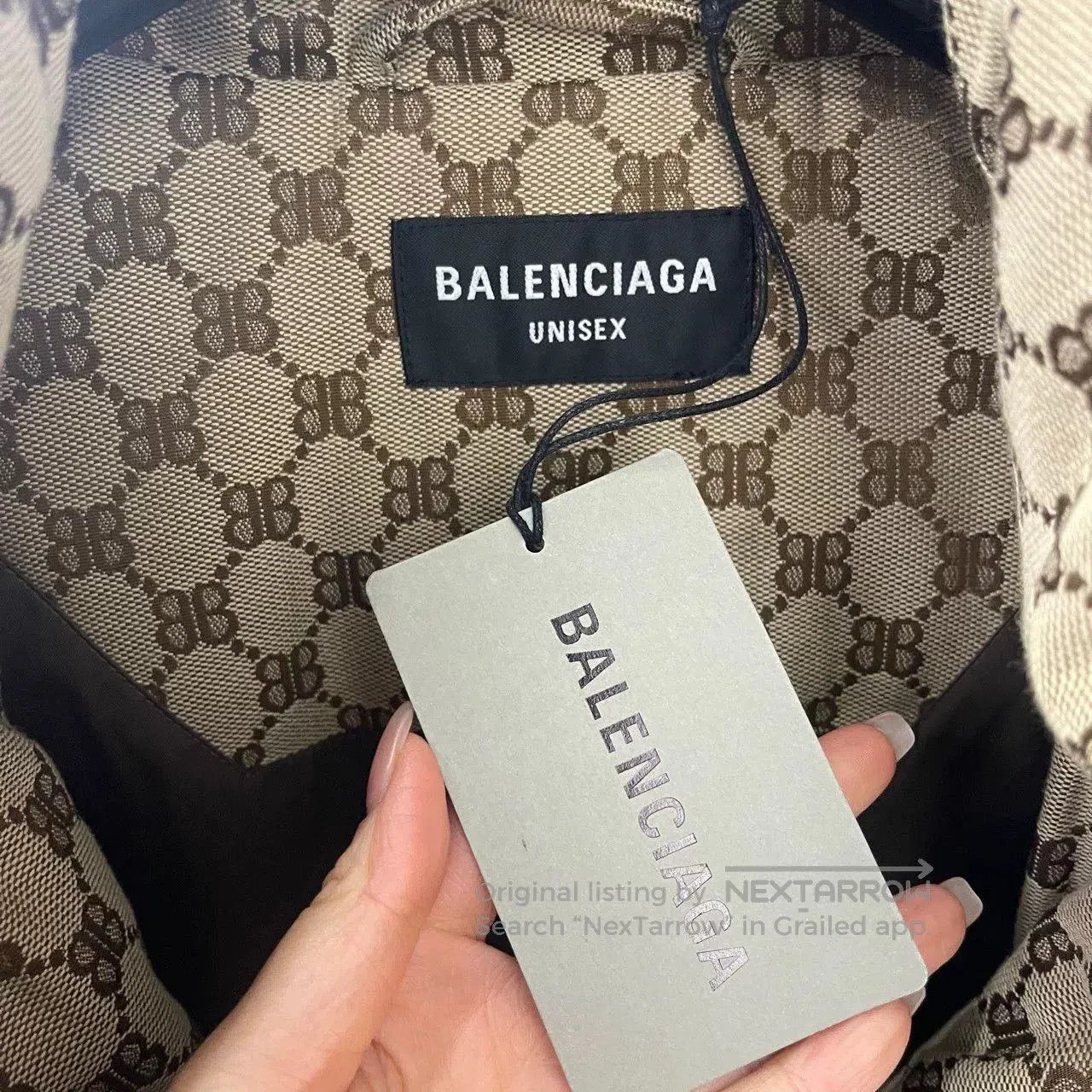 Balenciaga balenciaga gucci printed hooded jacket. Size US M / EU 48-50 / 2 - 5 Thumbnail