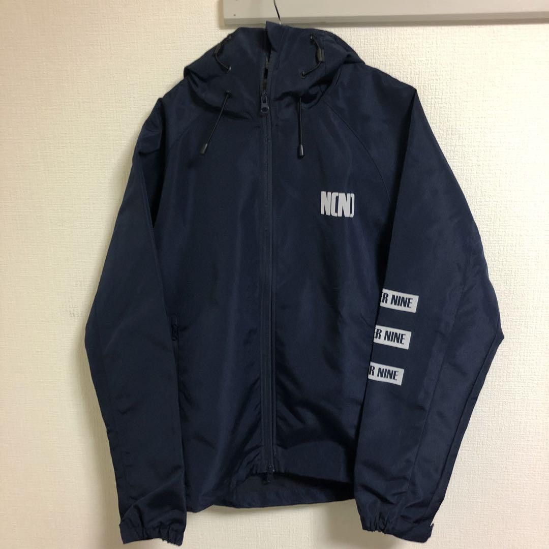 image of Number N Ine Studious Reflective Logo Shell Jacket, Men's (Size Small)