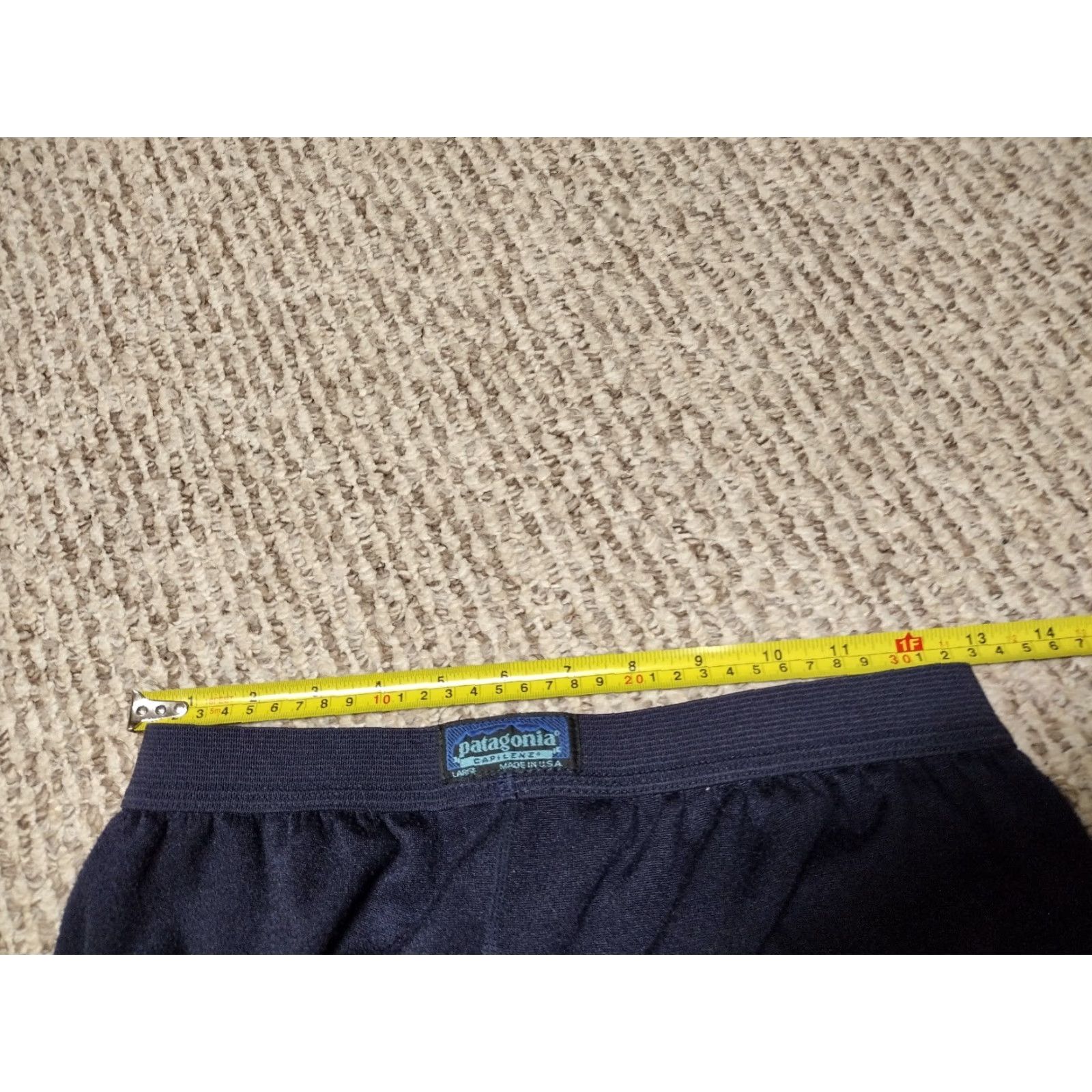Patagonia VINTAGE Patagonia Base Layer Pants Men L Blue 80s 90s Outdoor Thermal Lightweight Capilene Capilene Base Layer Bottom Regular" Size US 33 - 3 Thumbnail