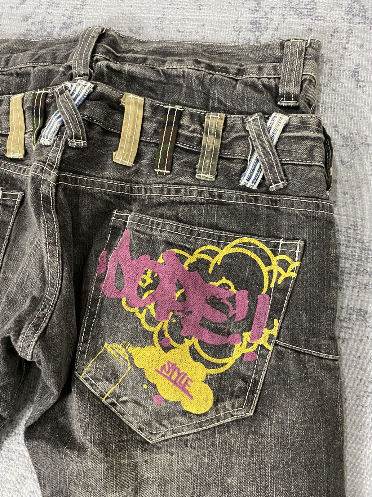If Six Was Nine japanese brand double waist dominate jeans Size US 28 / EU 44 - 8 Thumbnail