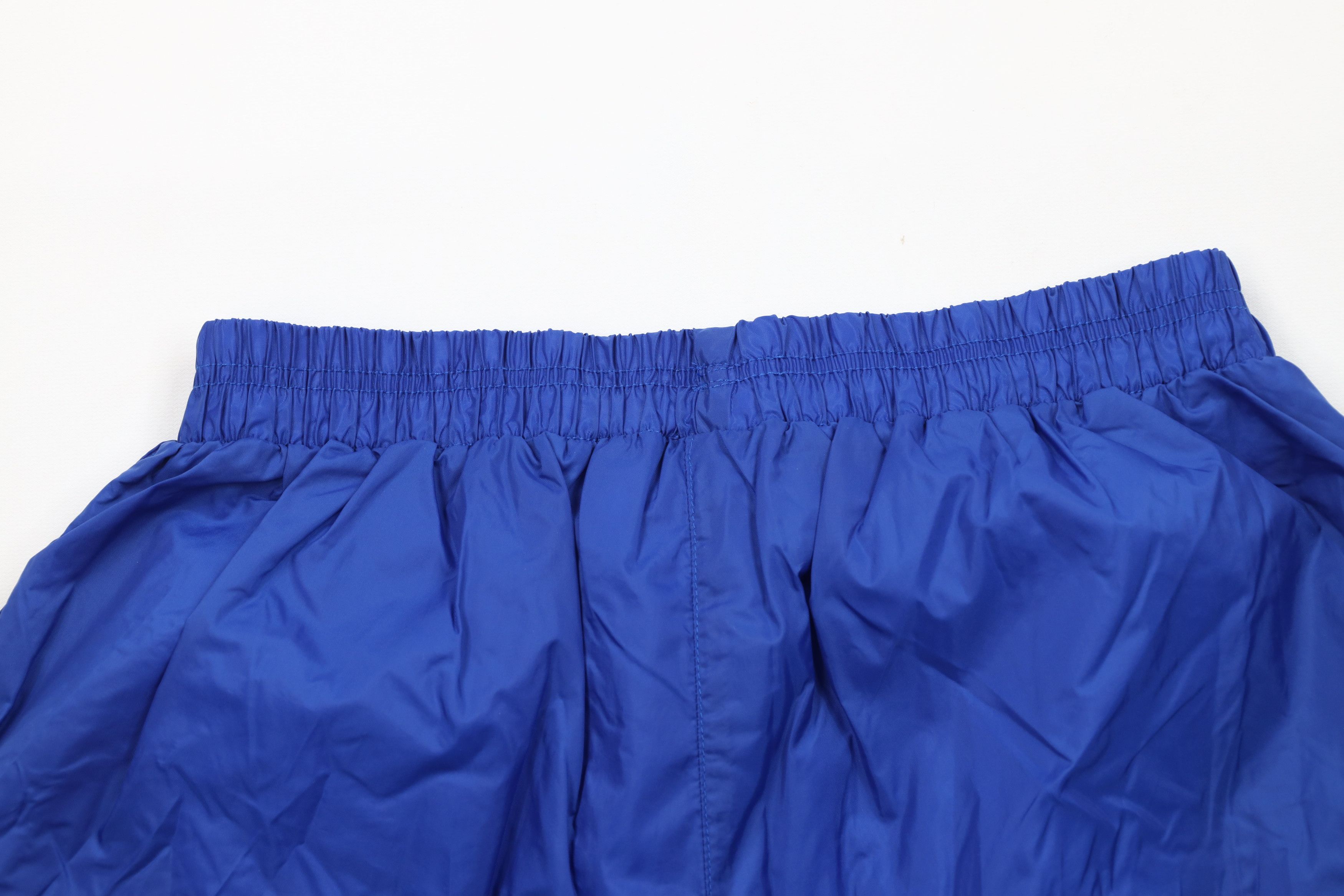 Reebok Vintage 90s Reebok Above Knee Windbreaker Shorts Blue Nylon Size US 34 / EU 50 - 10 Thumbnail
