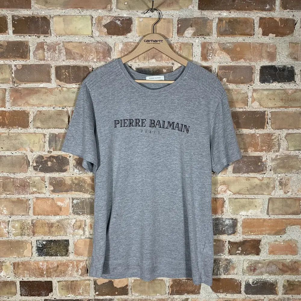 Balmain Big Logo T Shirt Tee Oversized