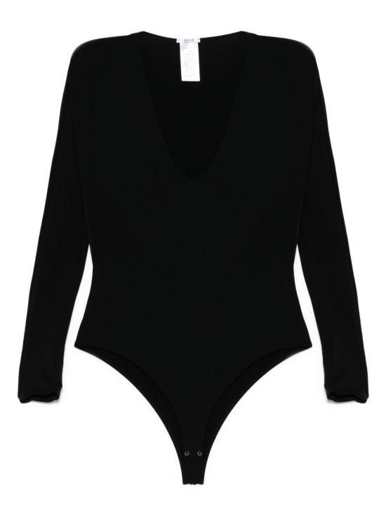 Wolford WOLFORD Women Bodysuit Tops 79291 7005 Black Size M / US 6-8 / IT 42-44 - 1 Thumbnail