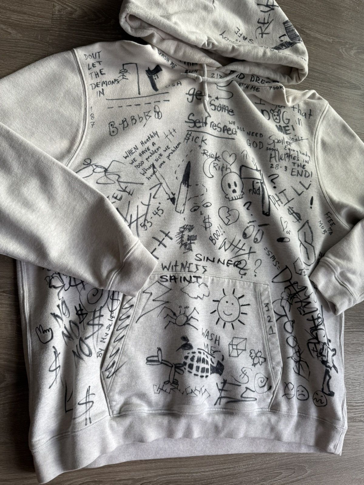 Gap Custom Gap tattoo hoodie Size US L / EU 52-54 / 3 - 4 Thumbnail