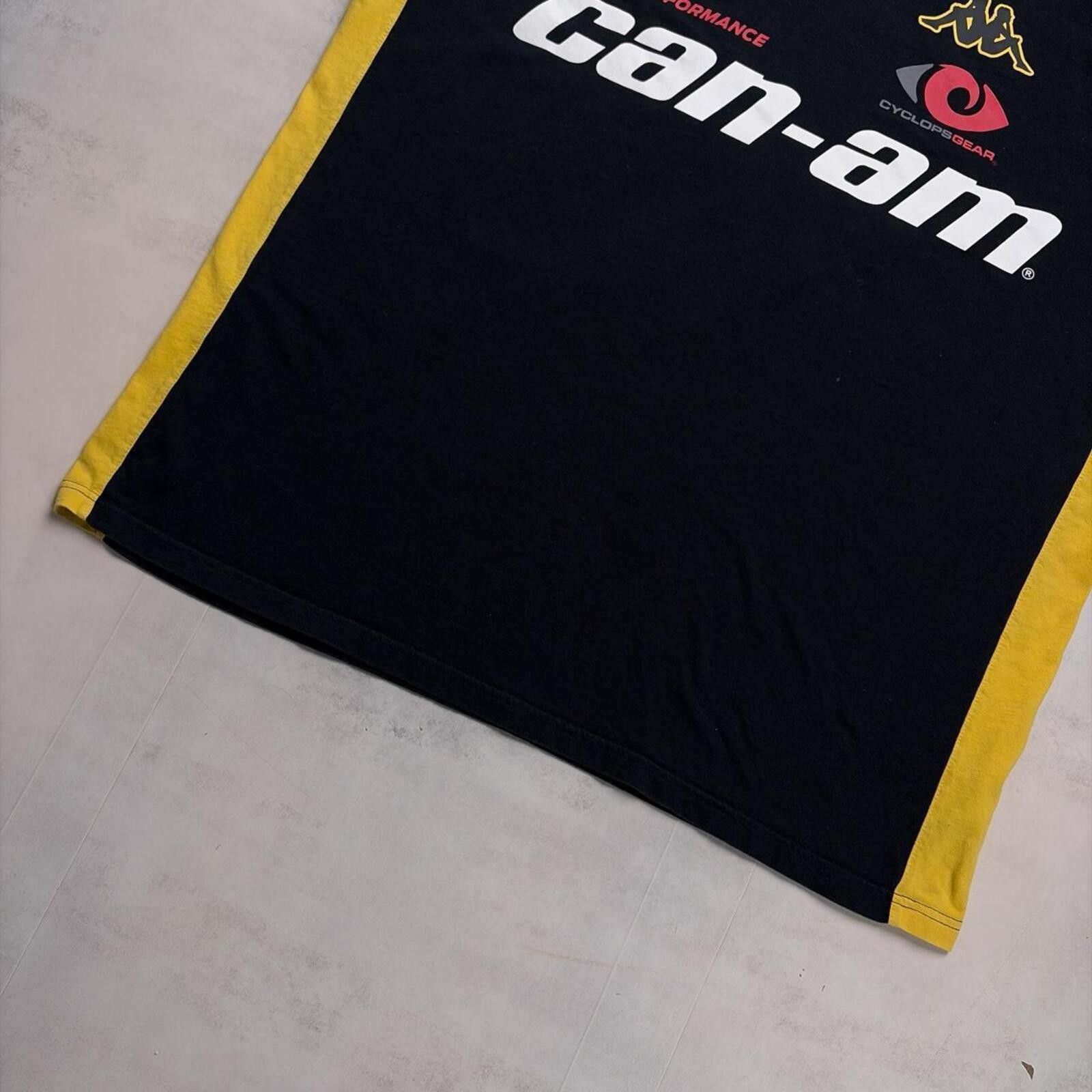 Kappa Y2K Black Can-Am Motocross Racing T-Shirt Size US XL / EU 56 / 4 - 5 Thumbnail