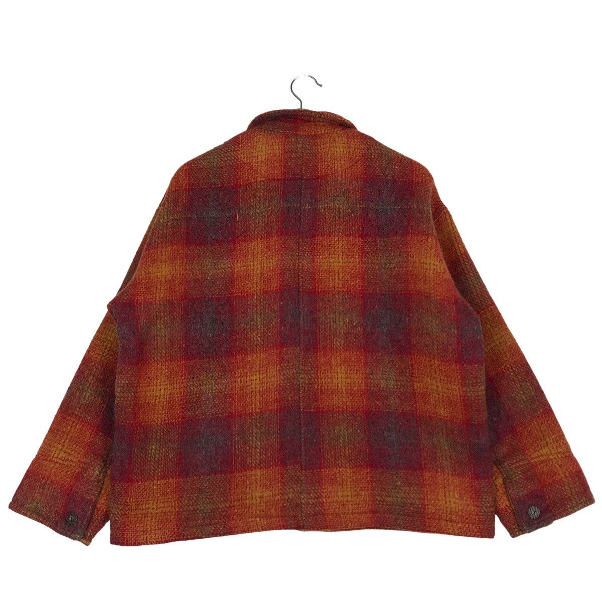 Japanese Brand 🔥VINTAGE BIKER WOOL JACKET PAT HOGUE TARTAN DESIGN Size US M / EU 48-50 / 2 - 8 Thumbnail