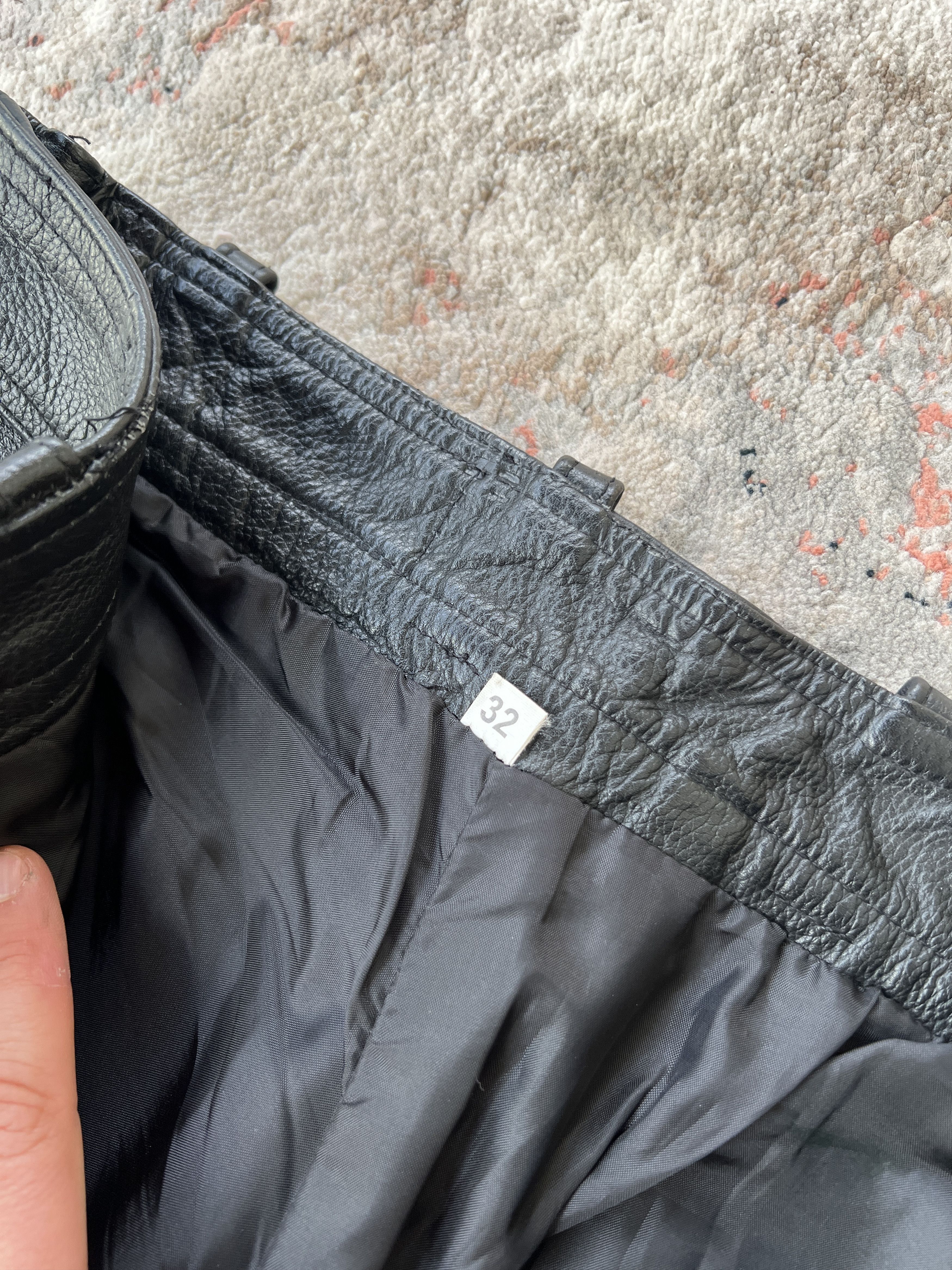 Leather MDM Leather Pants Size US 32 / EU 48 - 3 Thumbnail