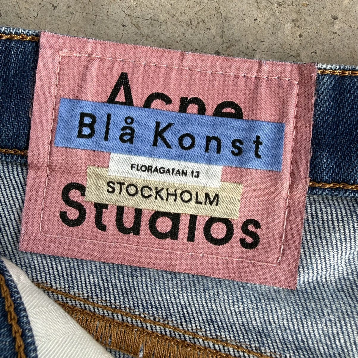 Acne Studios W33x32 Vintage Ance Studio Slim Fit Faded Mud Wash Denim Size US 33 - 9 Thumbnail