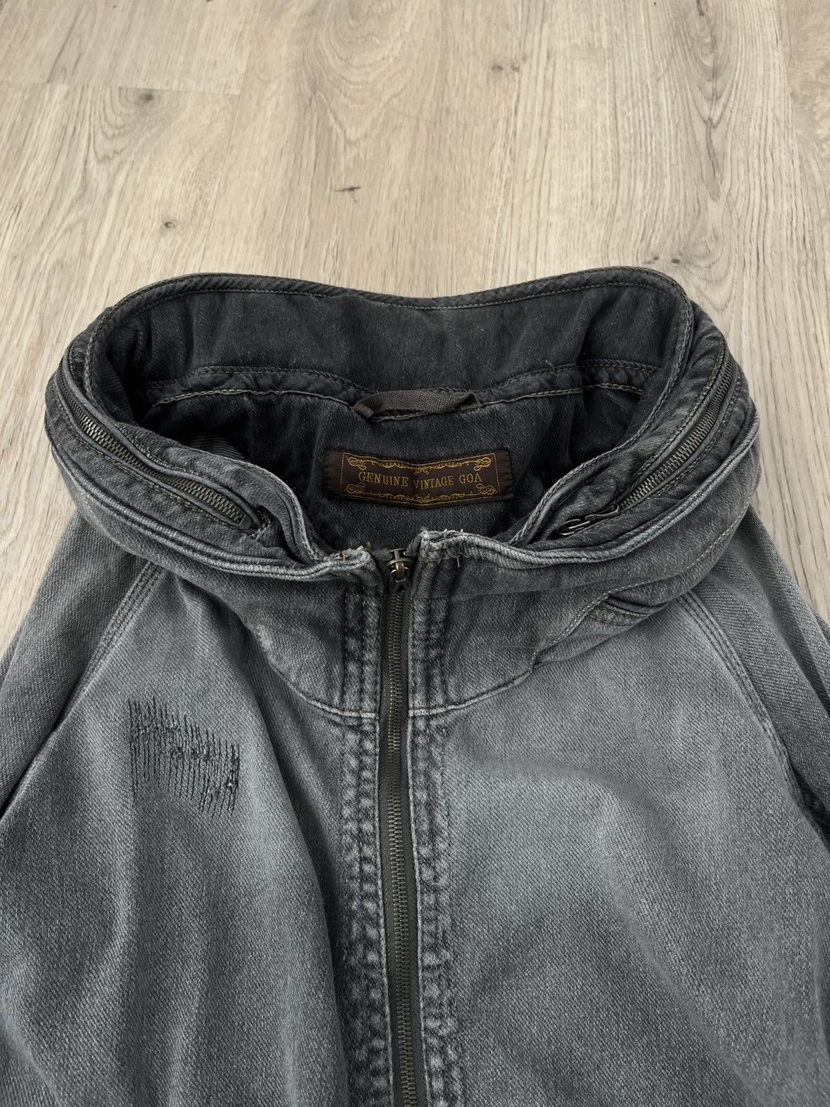 GOA G.O.A washed distressed patch bono hoodie Size US M / EU 48-50 / 2 - 3 Thumbnail