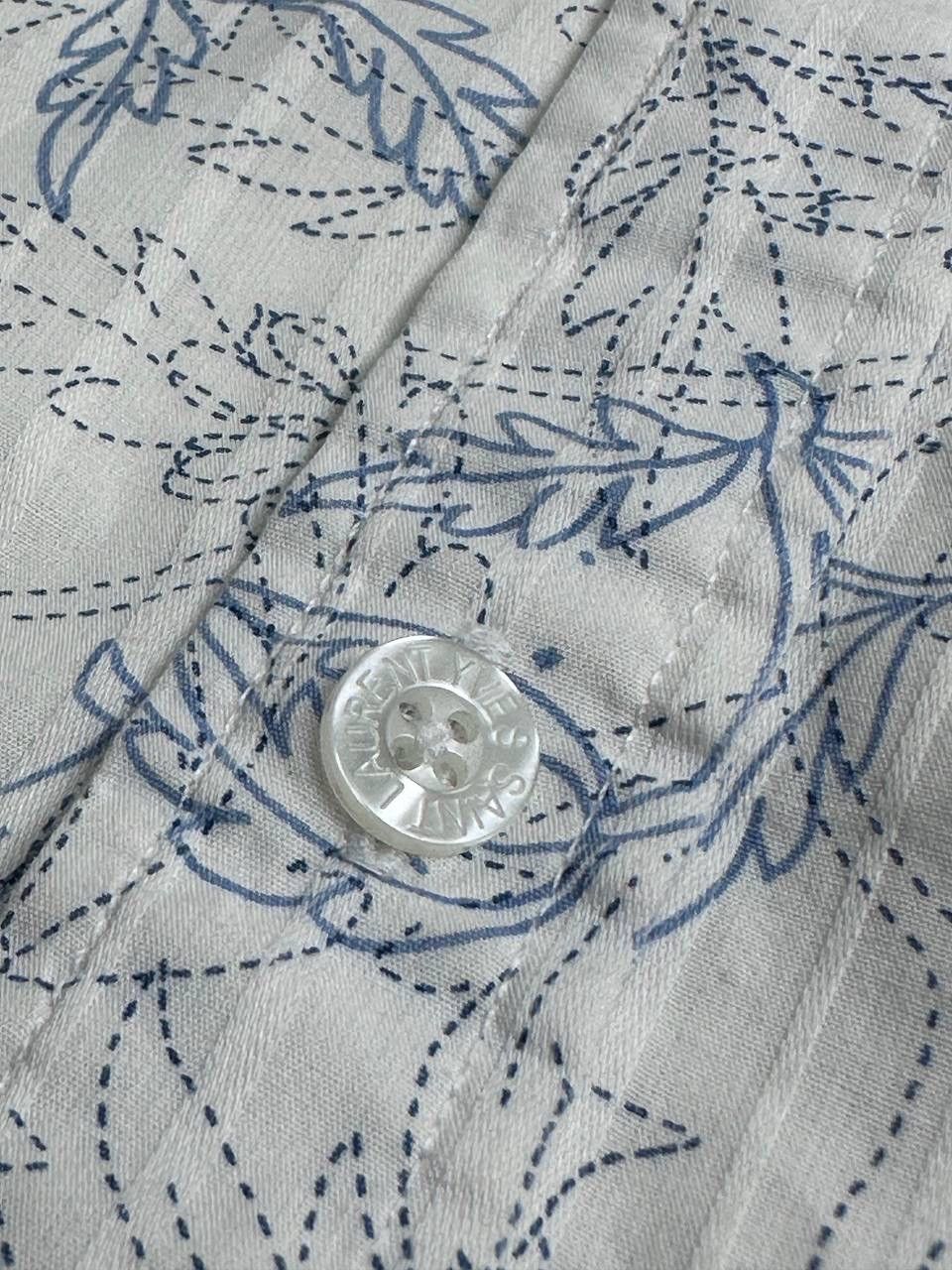 Yves Saint Laurent Vintage YSL Yves Saint Laurent Floral Shirt Y2K L Size US L / EU 52-54 / 3 - 5 Thumbnail