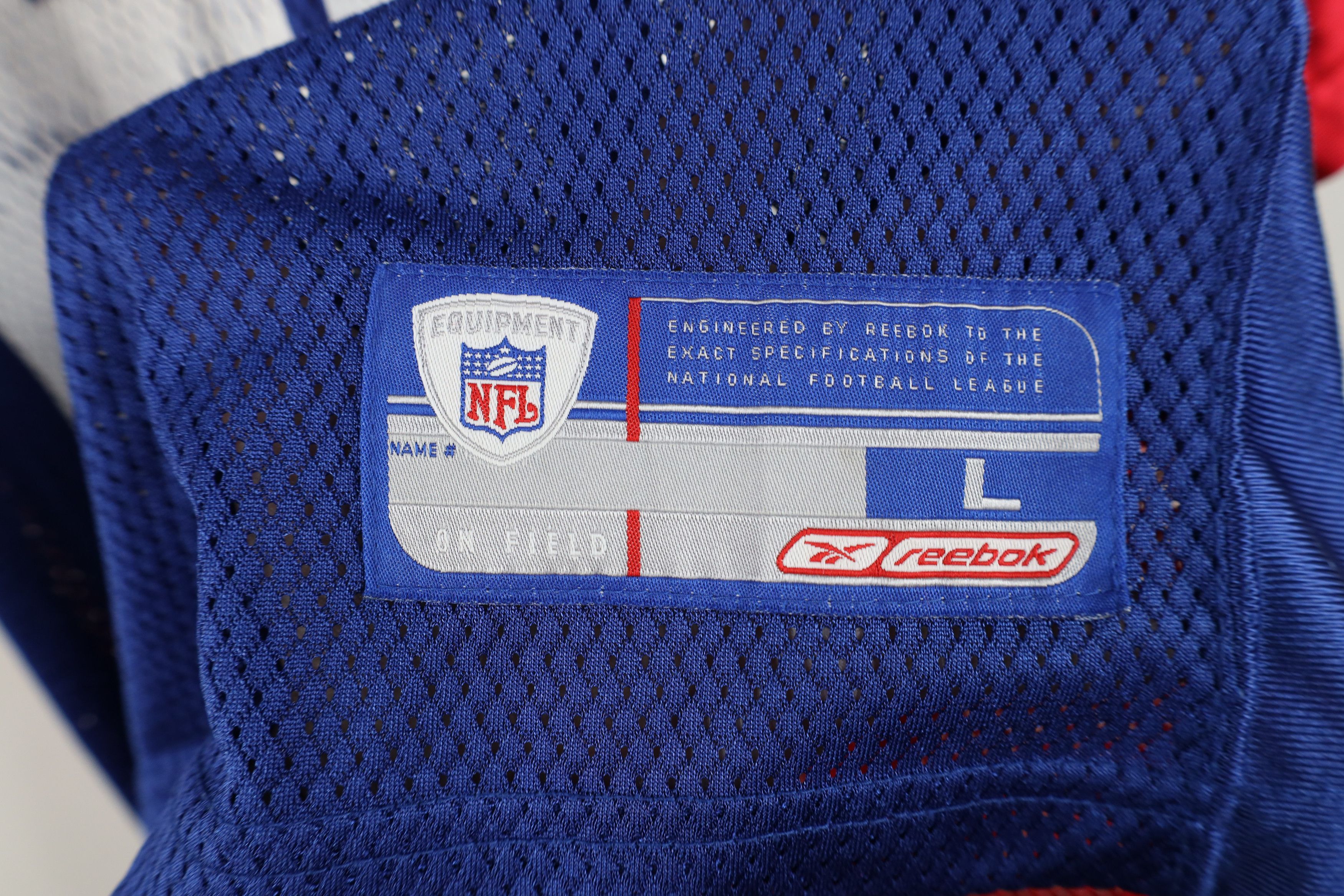 Reebok Vintage Reebok Jeremy Shockey New York Giants Jersey Size US L / EU 52-54 / 3 - 4 Thumbnail