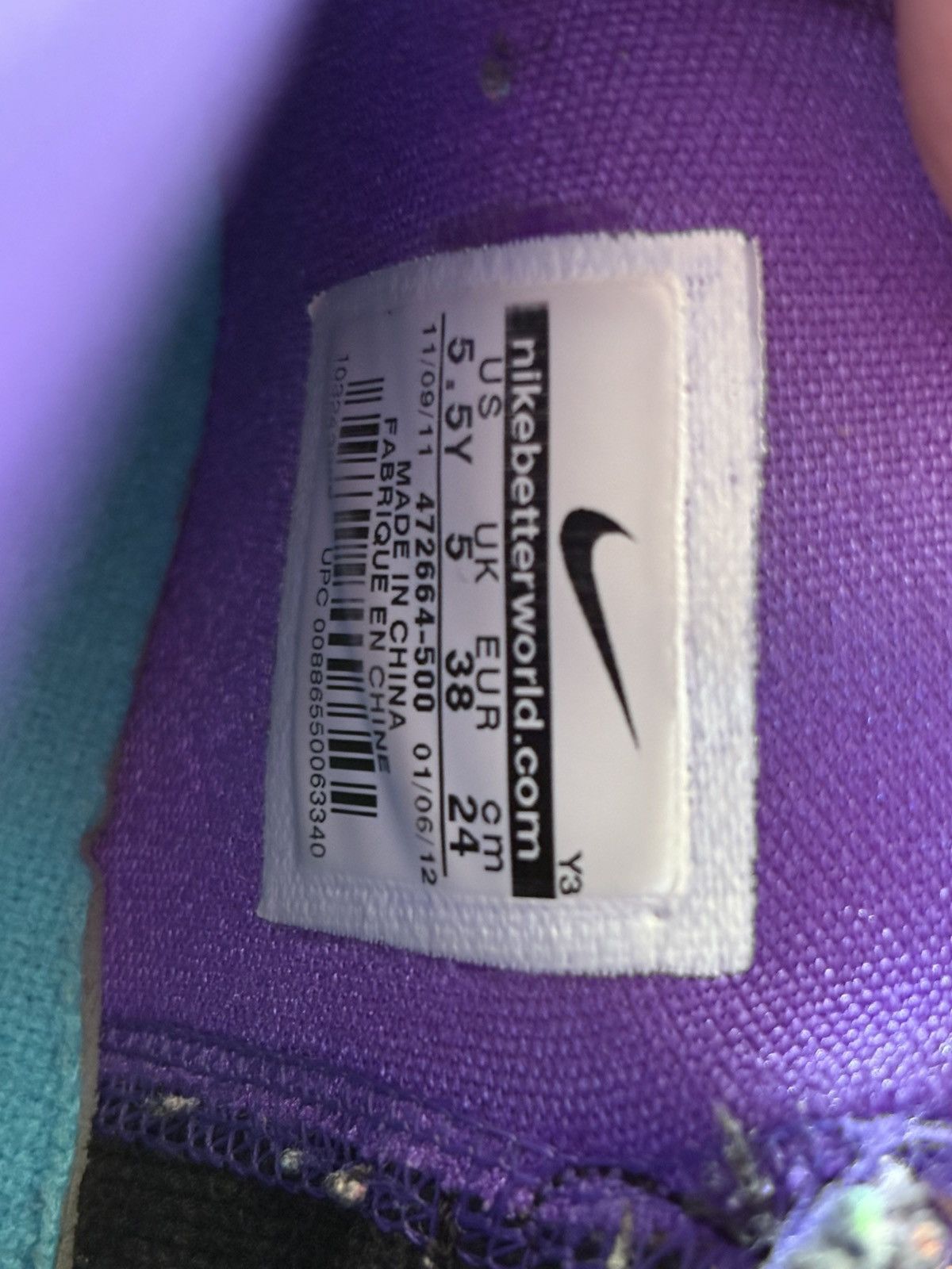 Nike Lebron 9 Hornet Size US 5.5 / EU 38 - 7 Thumbnail