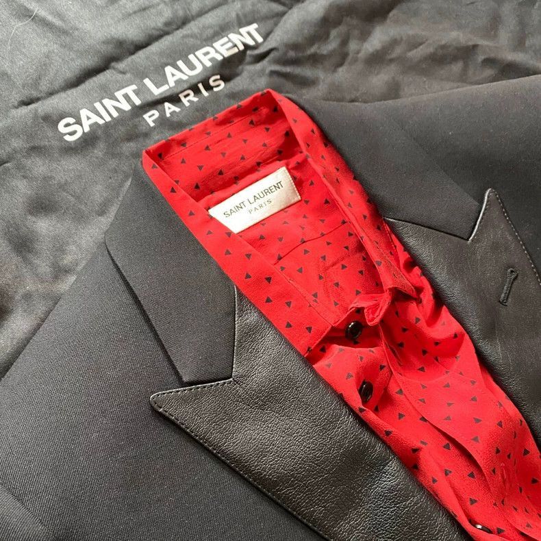 Saint Laurent Paris Saint Laurent Paris SS14 red silk shirt-2506 Size US S / EU 44-46 / 1 - 2 Thumbnail