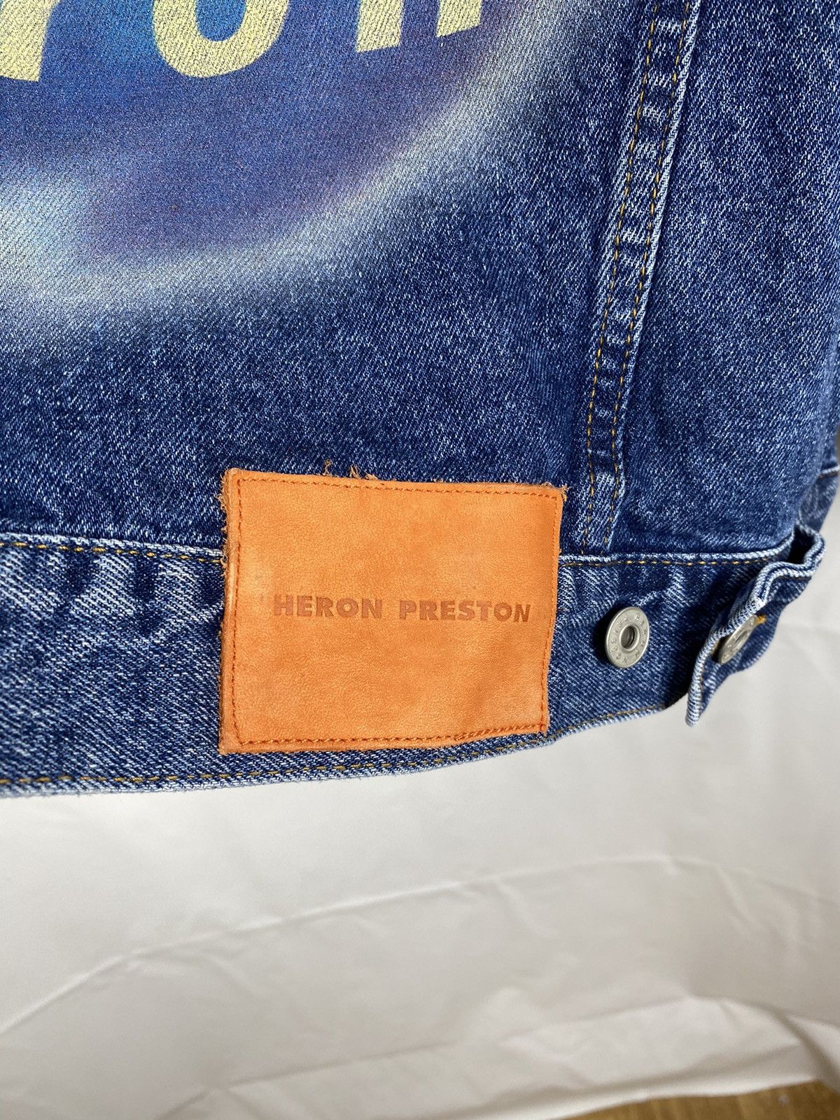 Heron Preston Heron Preston Denim Airbrush Heron Jacket Printed size S Size US S / EU 44-46 / 1 - 10 Thumbnail