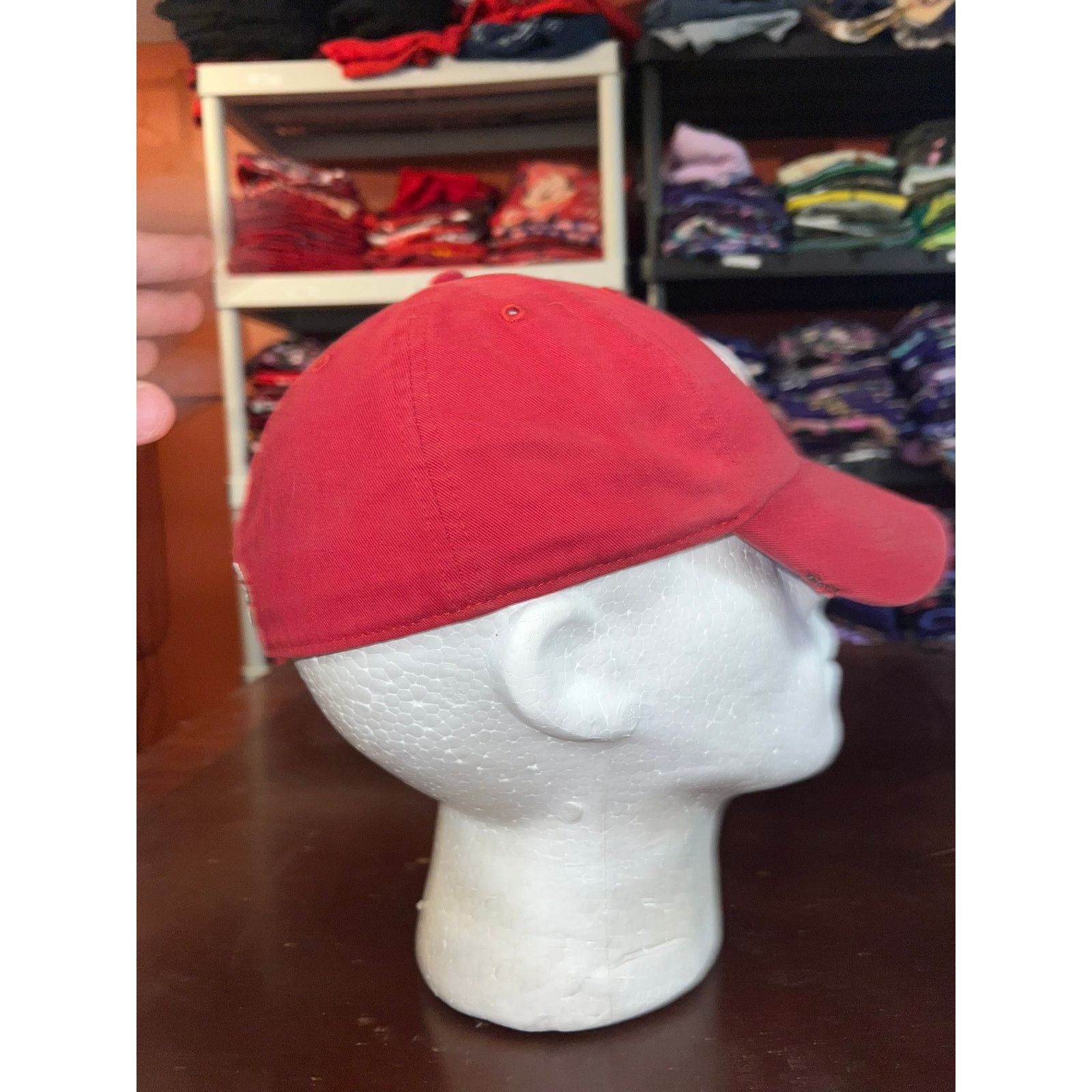 47 Brand Cincinnati Reds Hat 47 Brand MLB Baseball Red Torn Worn Cap Size ONE SIZE - 5 Thumbnail