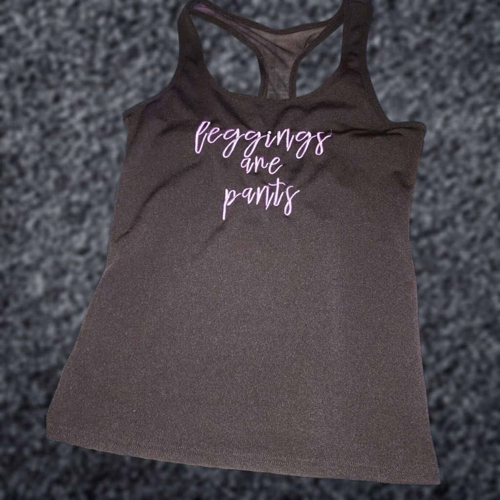 Vintage Embroidered Women's L Tank Top T-Shirt Are Pants Leggings Womens Size L / US 10 / IT 46 - 1 Thumbnail