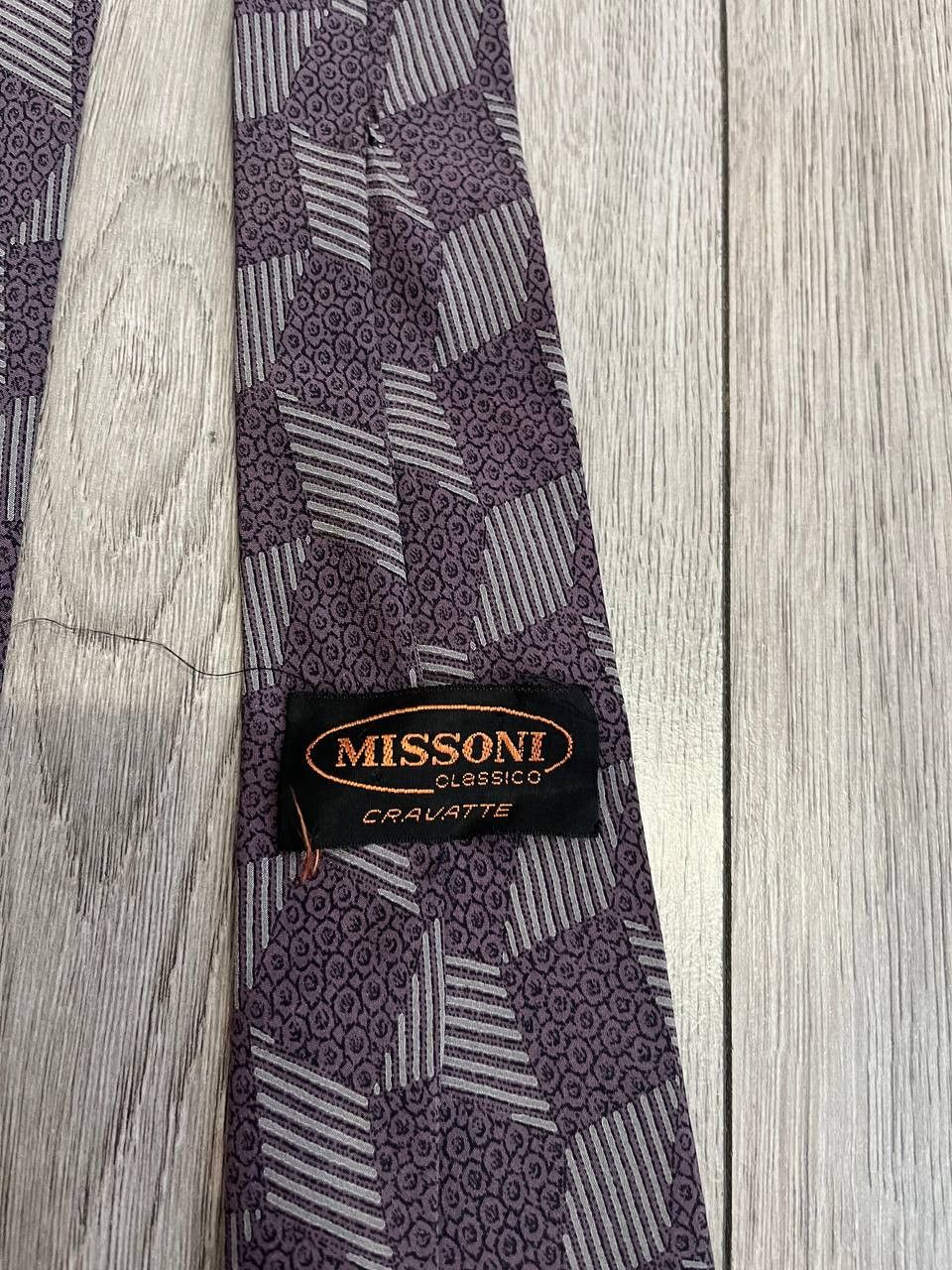 Missoni missoni cravatte tie silk multicolor Geometric Size ONE SIZE - 3 Thumbnail