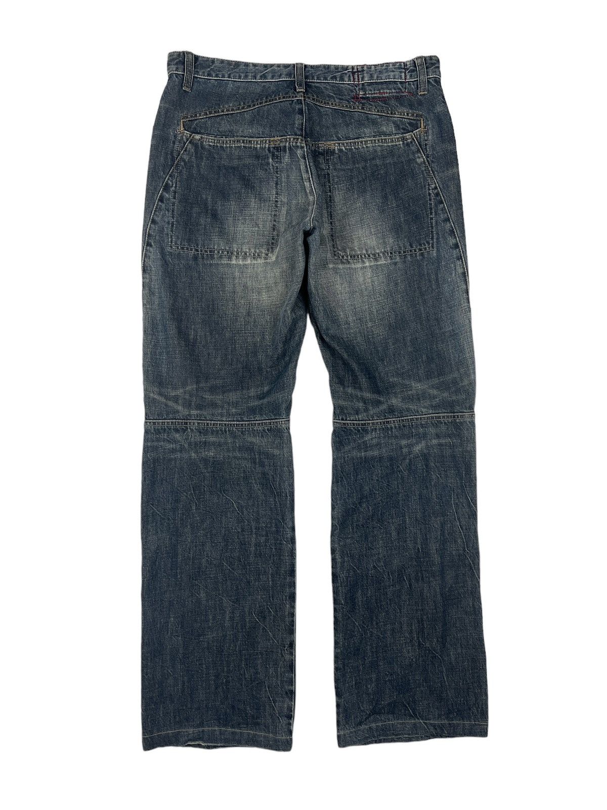 Marithe + Francois Girbaud Vintage Marithe Francois Girbaud Double Knee Loose Jeans Size US 34 / EU 50 - 2 Thumbnail