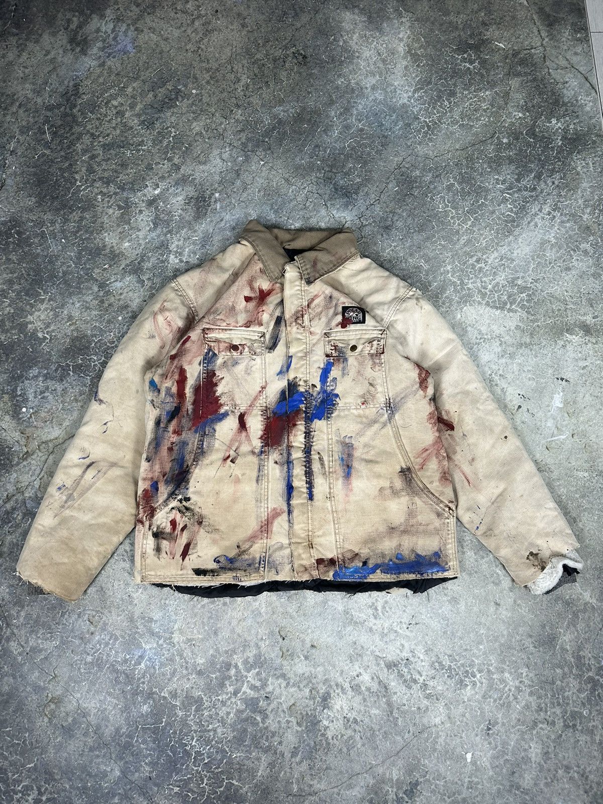 Designer × Vintage Vintage Carhartt Style Painter Jacket Size US L / EU 52-54 / 3 - 1 Thumbnail