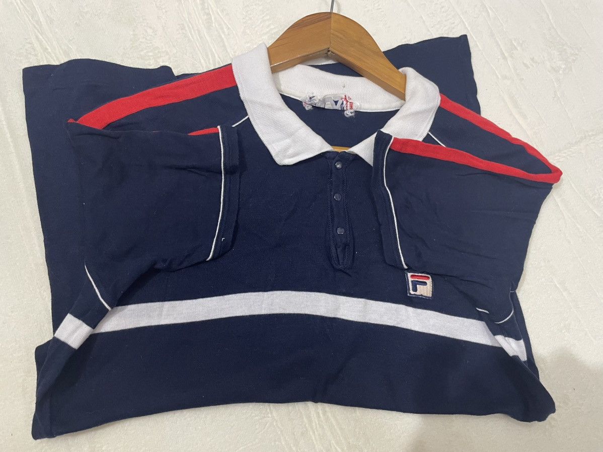 Fila × Vintage Vintage Fila Tshirt Collar(pinhole) Size US M / EU 48-50 / 2 - 14 Thumbnail