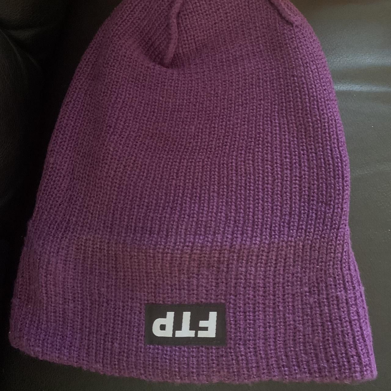 Fuck The Population Purple FTP Beanie Size ONE SIZE - 5 Thumbnail