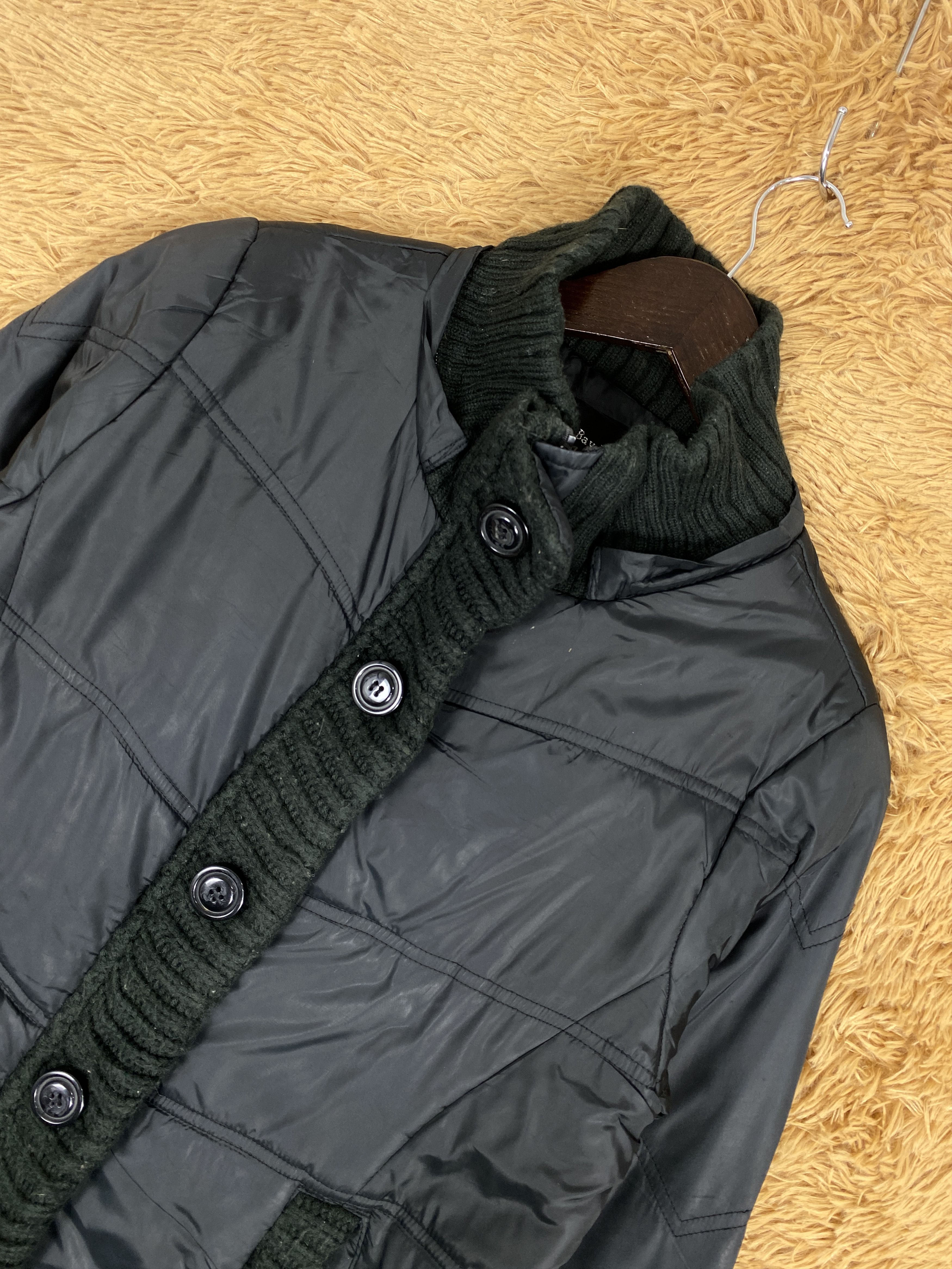 Japanese Brand Vintage Bay Leaf Puffer Long Jacket PJ2422 Size US S / EU 44-46 / 1 - 2 Thumbnail