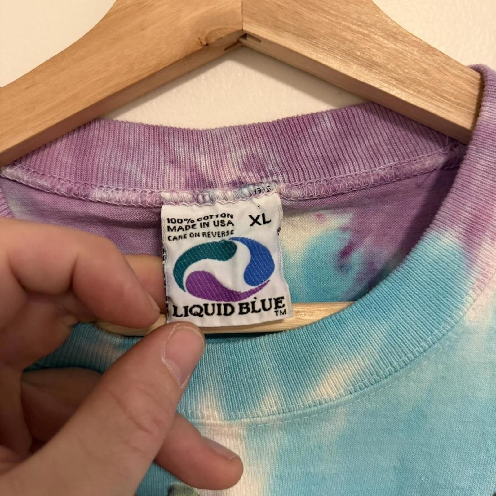 Liquid Blue Vintage aquatic harmony liquid blue t shirt 1995 XL AOP Size US XL / EU 56 / 4 - 8 Thumbnail