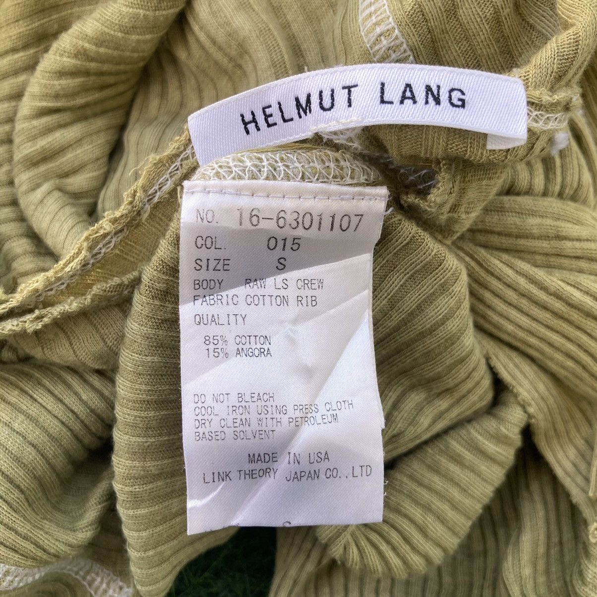 Helmut Lang HELMUT LANG RIBBED LONG SLEEVE Size S / US 4 / IT 40 - 6 Thumbnail